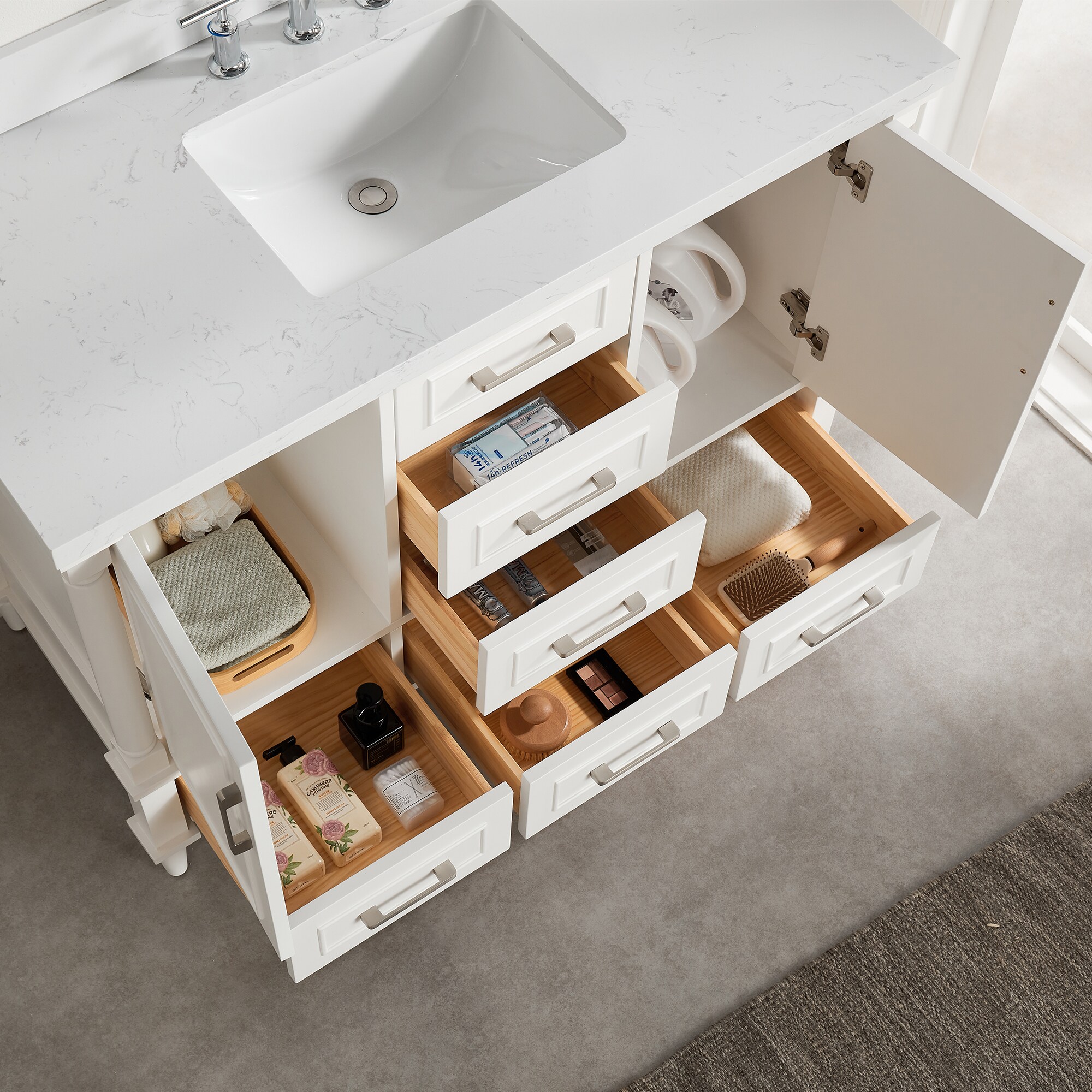 WELLFOR WA-BGF-9648 Bath-Vanity-Combo - View #8