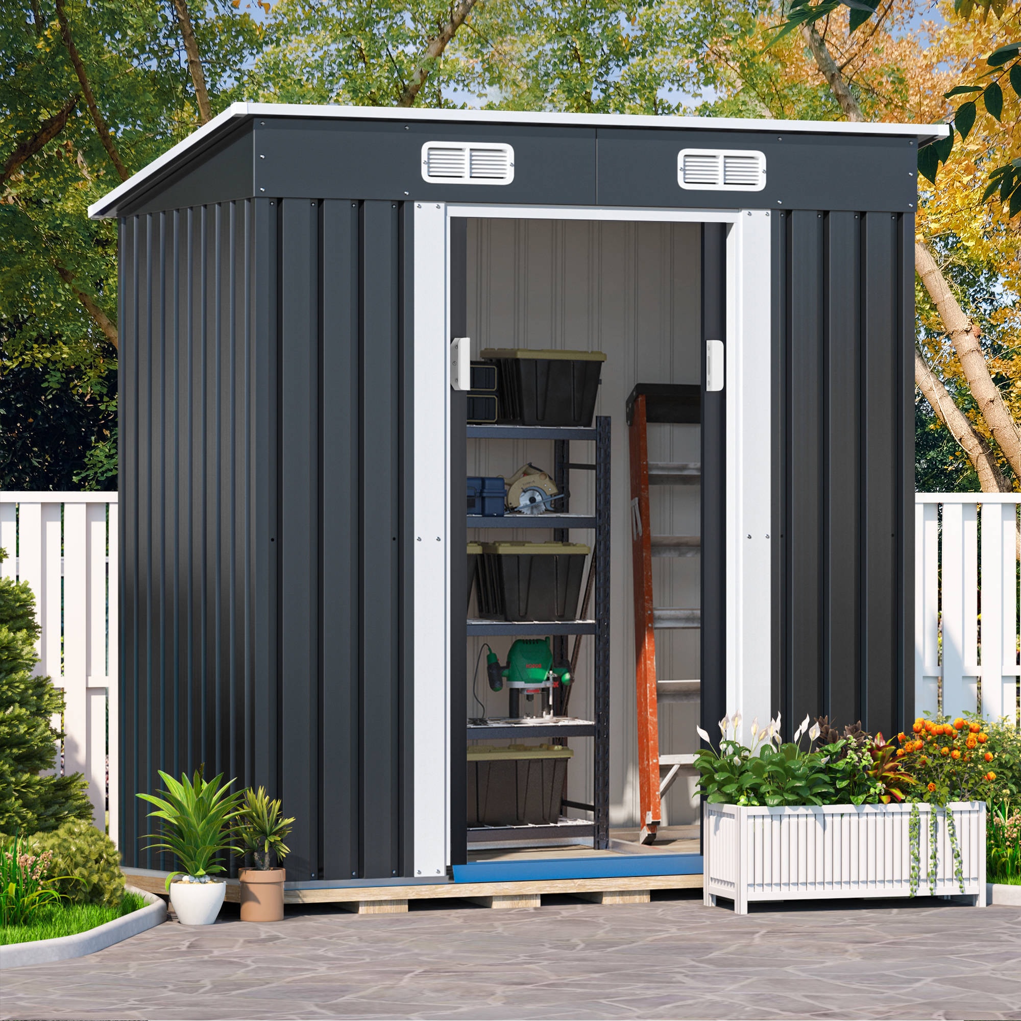 Review: Rubbermaid Resin Outdoor Storage Shed - Gardening Channel