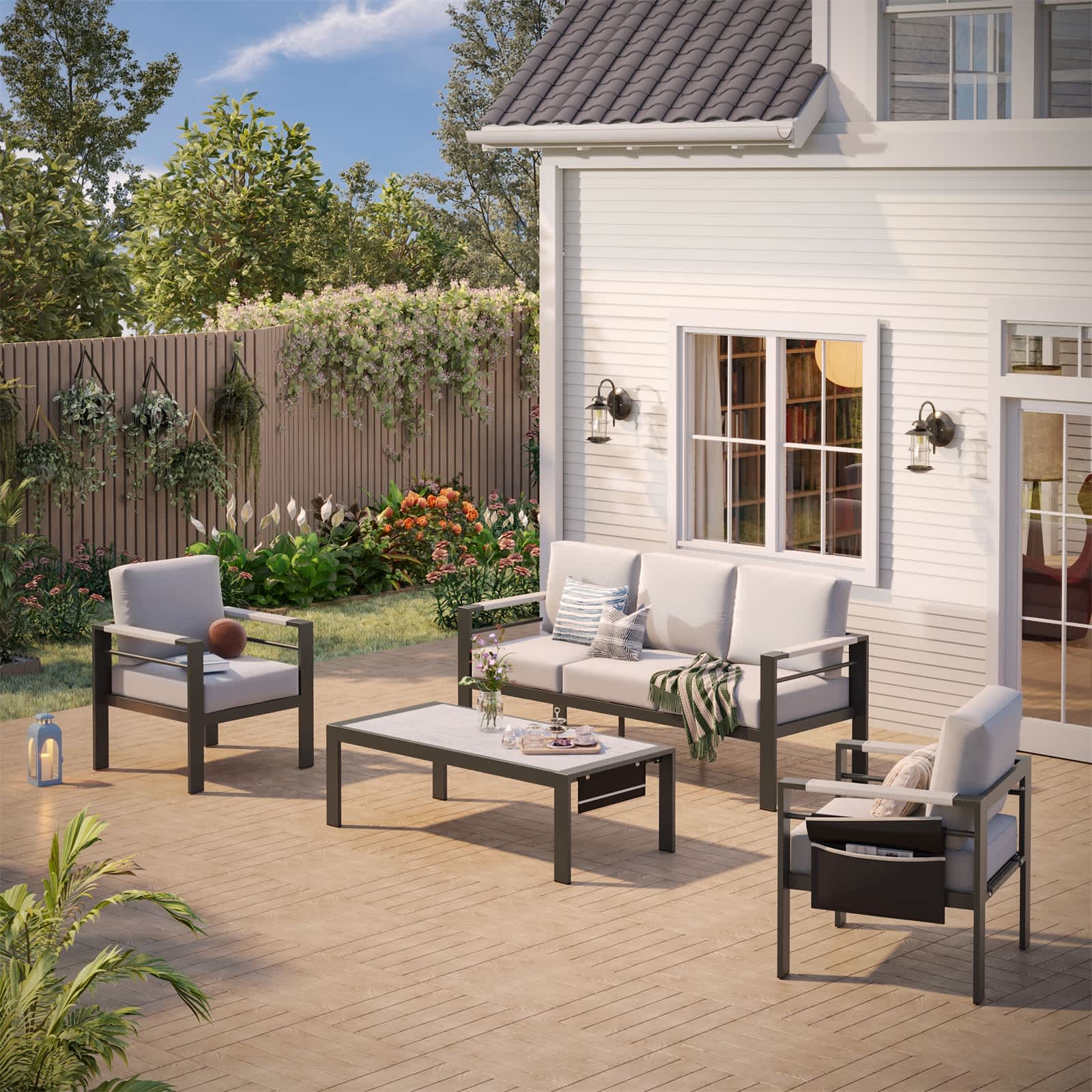 Bestier LOW-O500118C-BX0631 Patio-Sofas-Daybeds - View #2