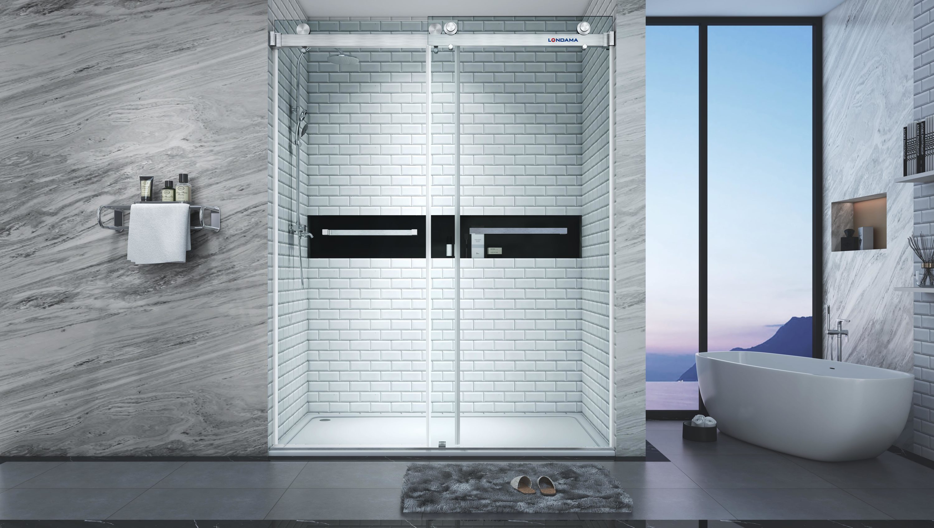 CASAINC CVY-DS01-60BR Shower-Doors - View #3