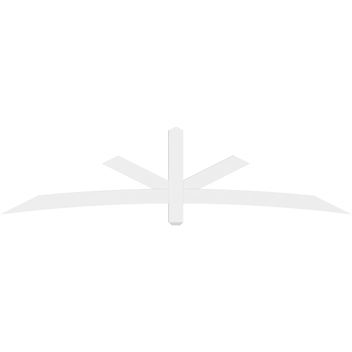 Ekena Millwork GBP096X24X0204ALB00 Exterior-Brackets-Braces - View #2