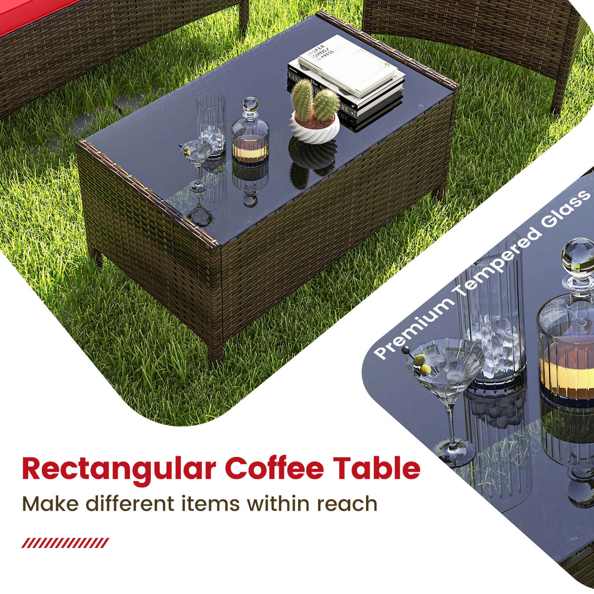 Costway HCST05103 Patio-Conversation-Sets - View #7