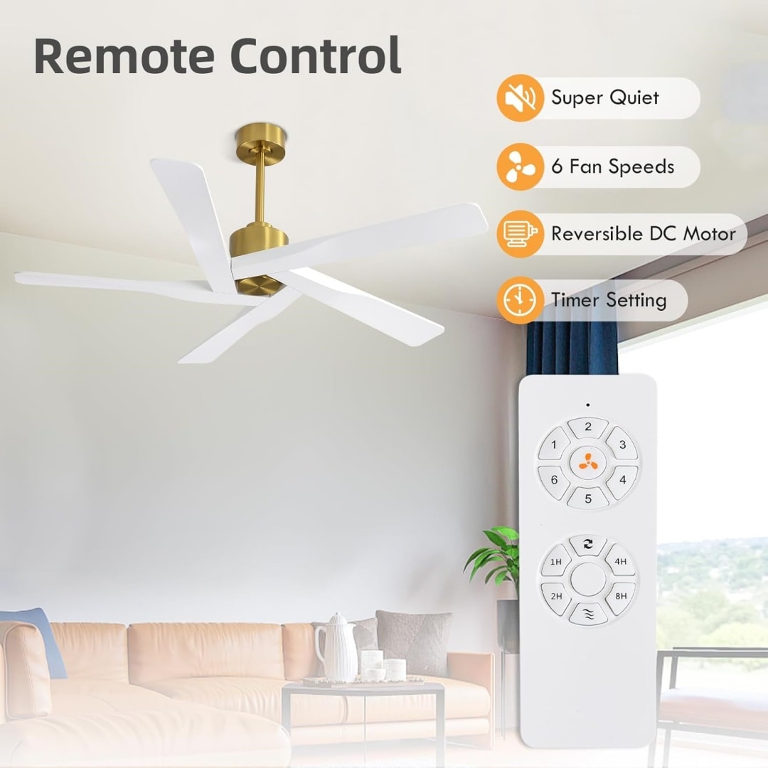 MLIAN WBCF-BS127-GW Ceiling-Fans - View #6