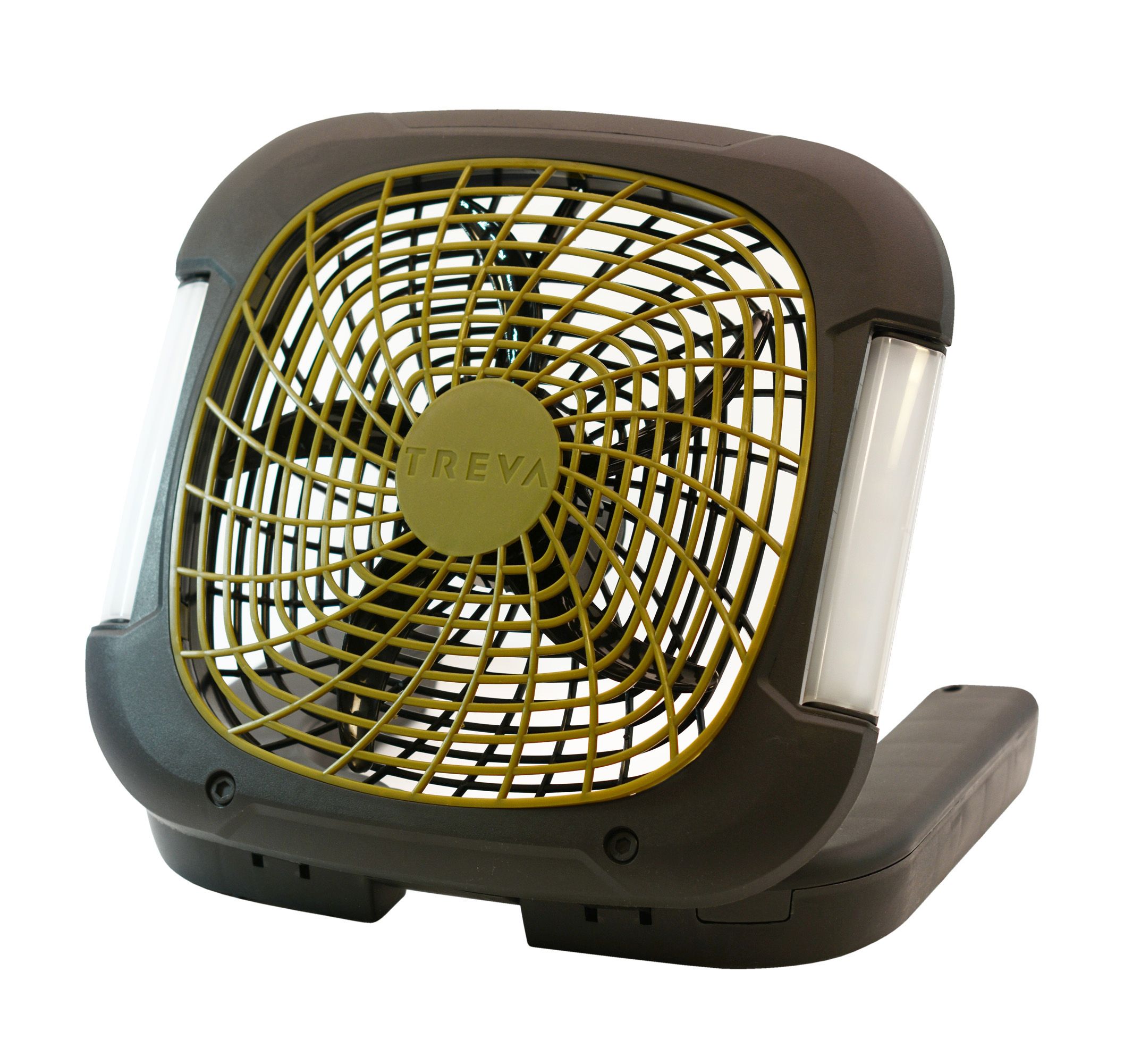O2 COOL 10 in Portable Camping Fan with Lights