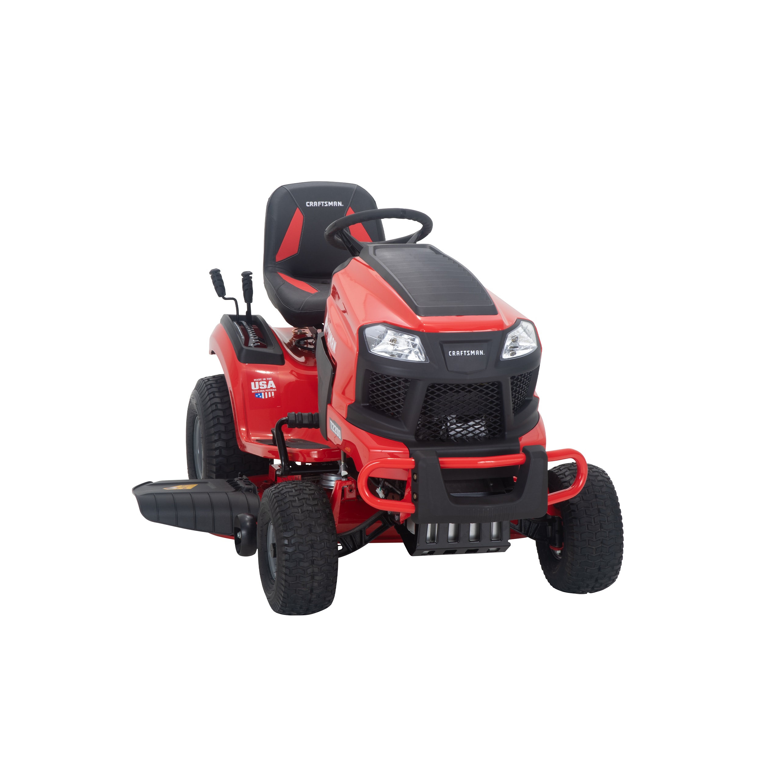 CRAFTSMAN T2200 Turn Tight 42-in Riding Lawn Mower In The Gas Riding ...