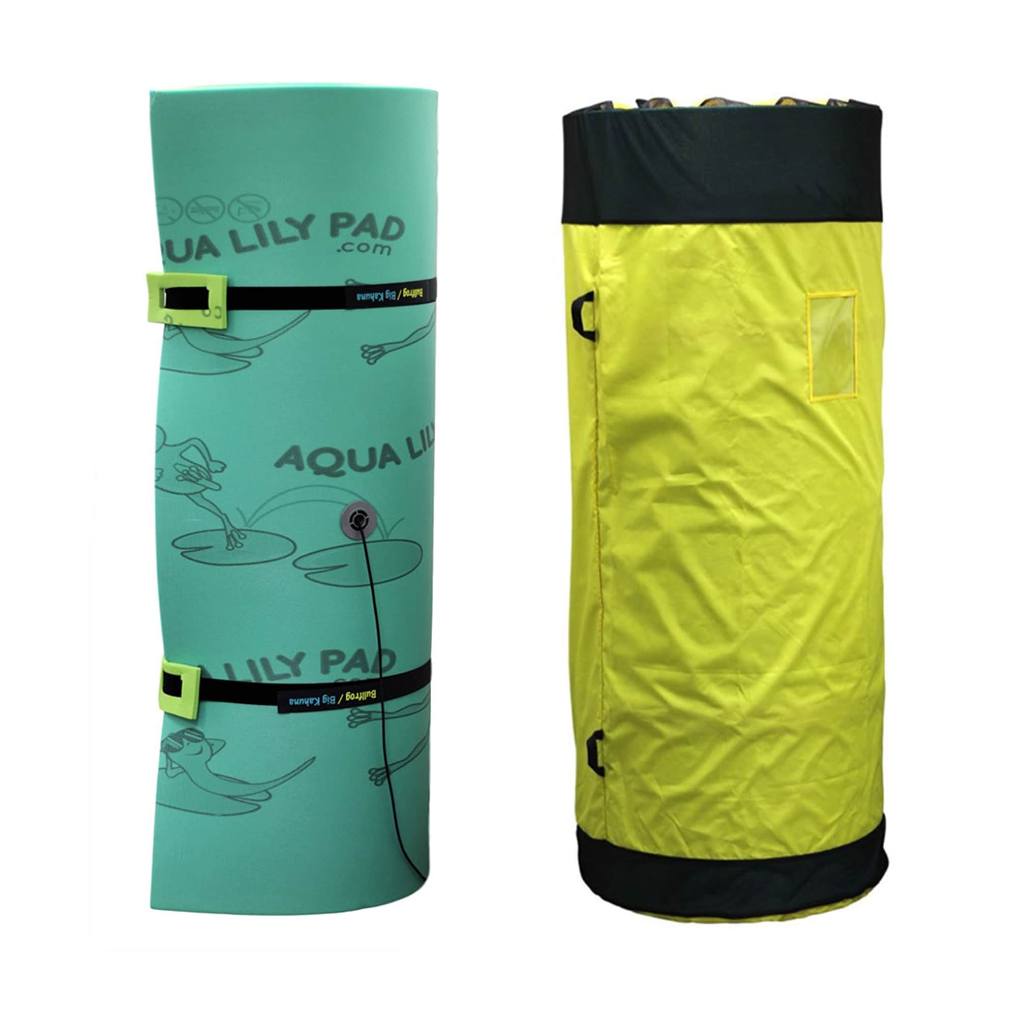 Aqua Lily Pad 180-in x 72-in 8-Seat Multicolor Foam Raft in the
