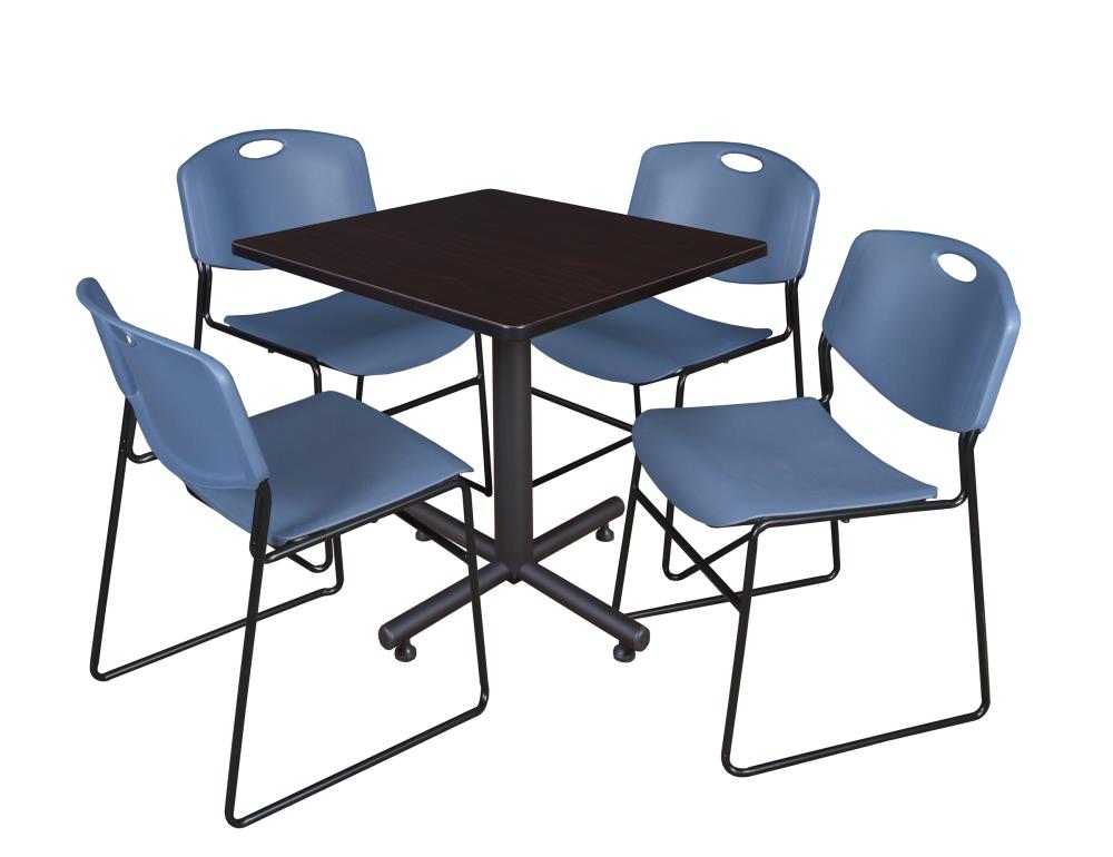 Regency TKB3030MW44BE Breakroom Brown 4-Person Training Table (30-in W x 29-in H)