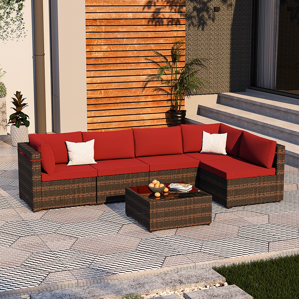UPHA TBSF-ABF-RED Patio-Conversation-Sets - View #6