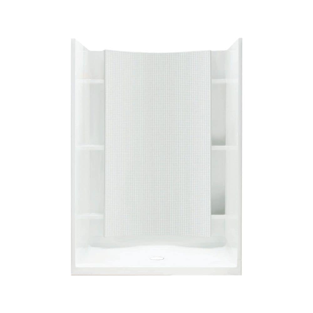 Joshuar Adhesive Mount Shower Shelf Rebrilliant Finish: White