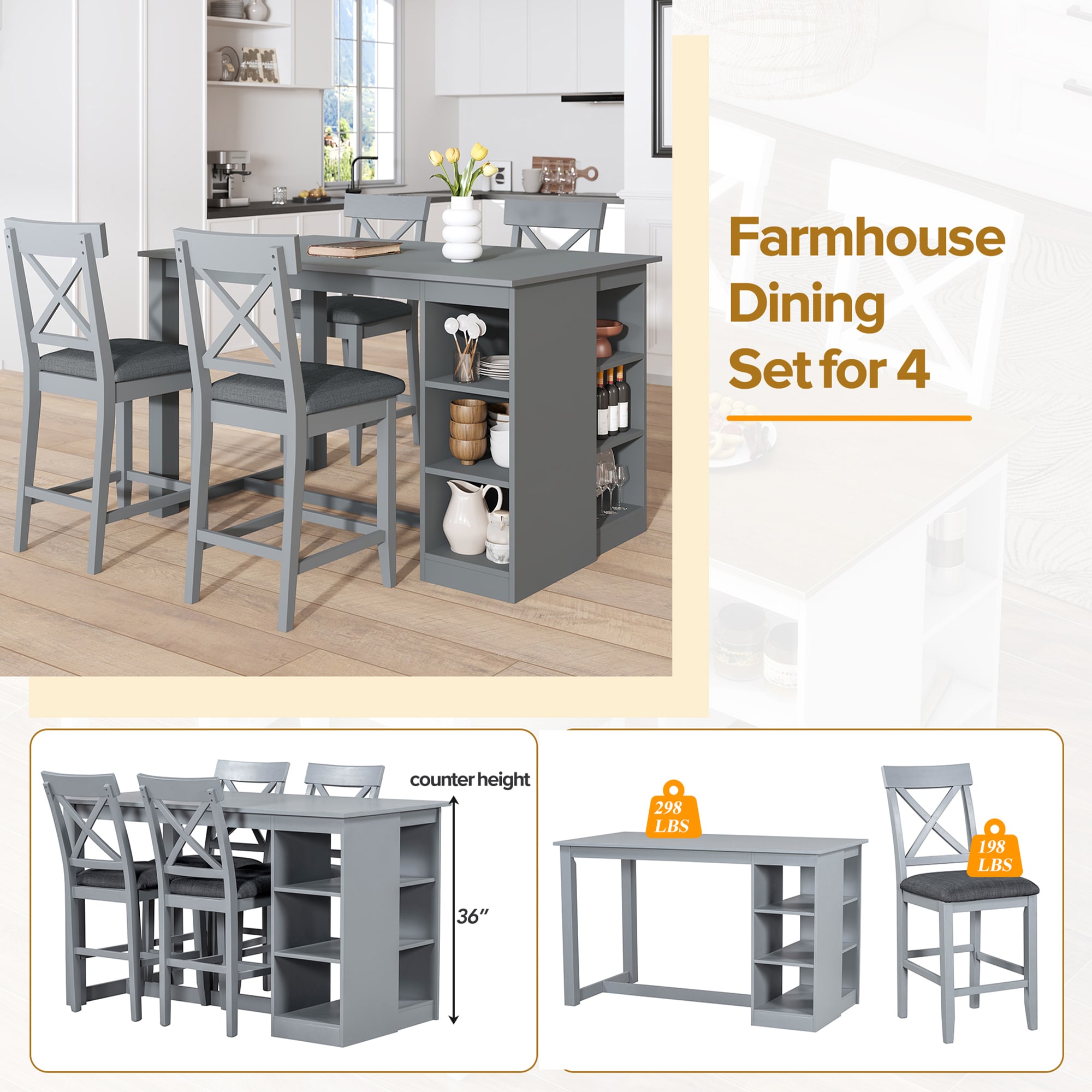 Bybafun YA0100241 Dining-Sets - View #10