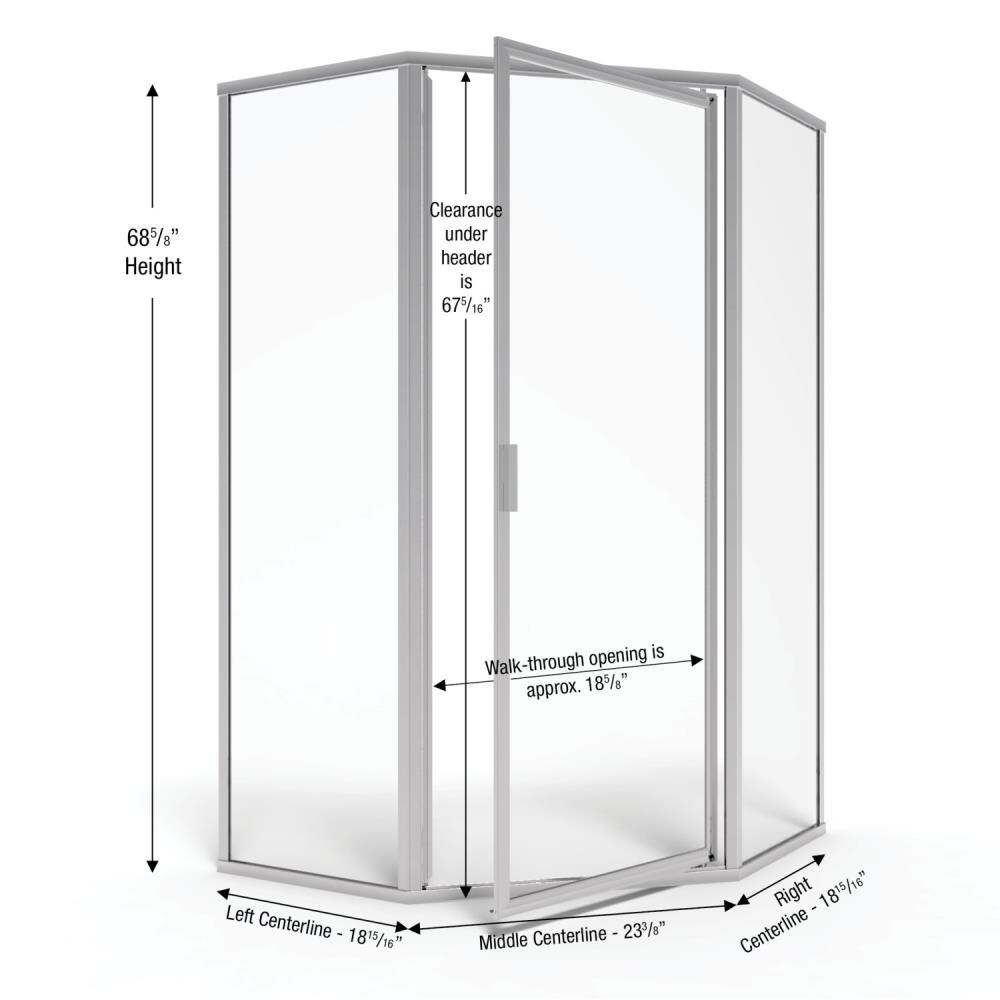 Basco DLXH60A1868OBSV Shower-Doors - View #2