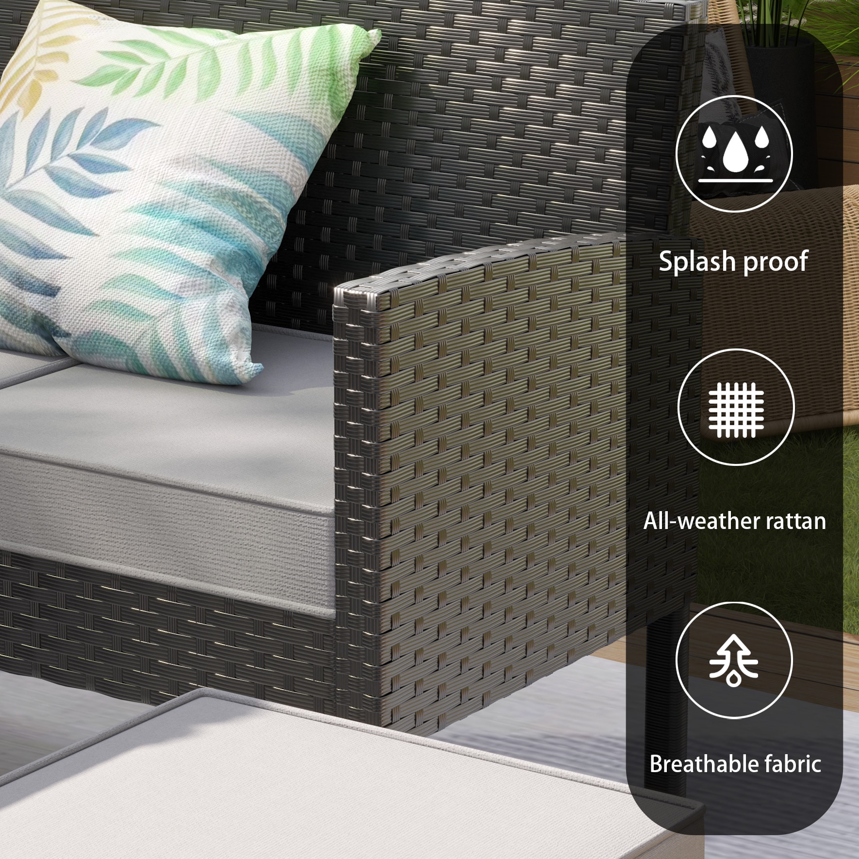 AHIOU HOME ZAAHG-P365907PS Patio-Sofas-Daybeds - View #5