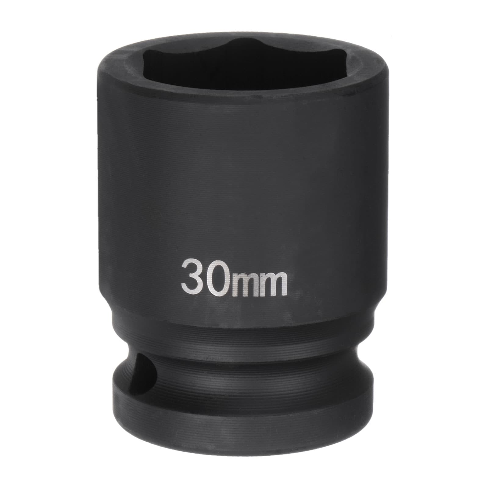 Harfington 6-Point Impact Socket 3/4 Inch Drive 30mm Metric 40Cr Alloy Steel Spindle Axle Nut Impact Socket