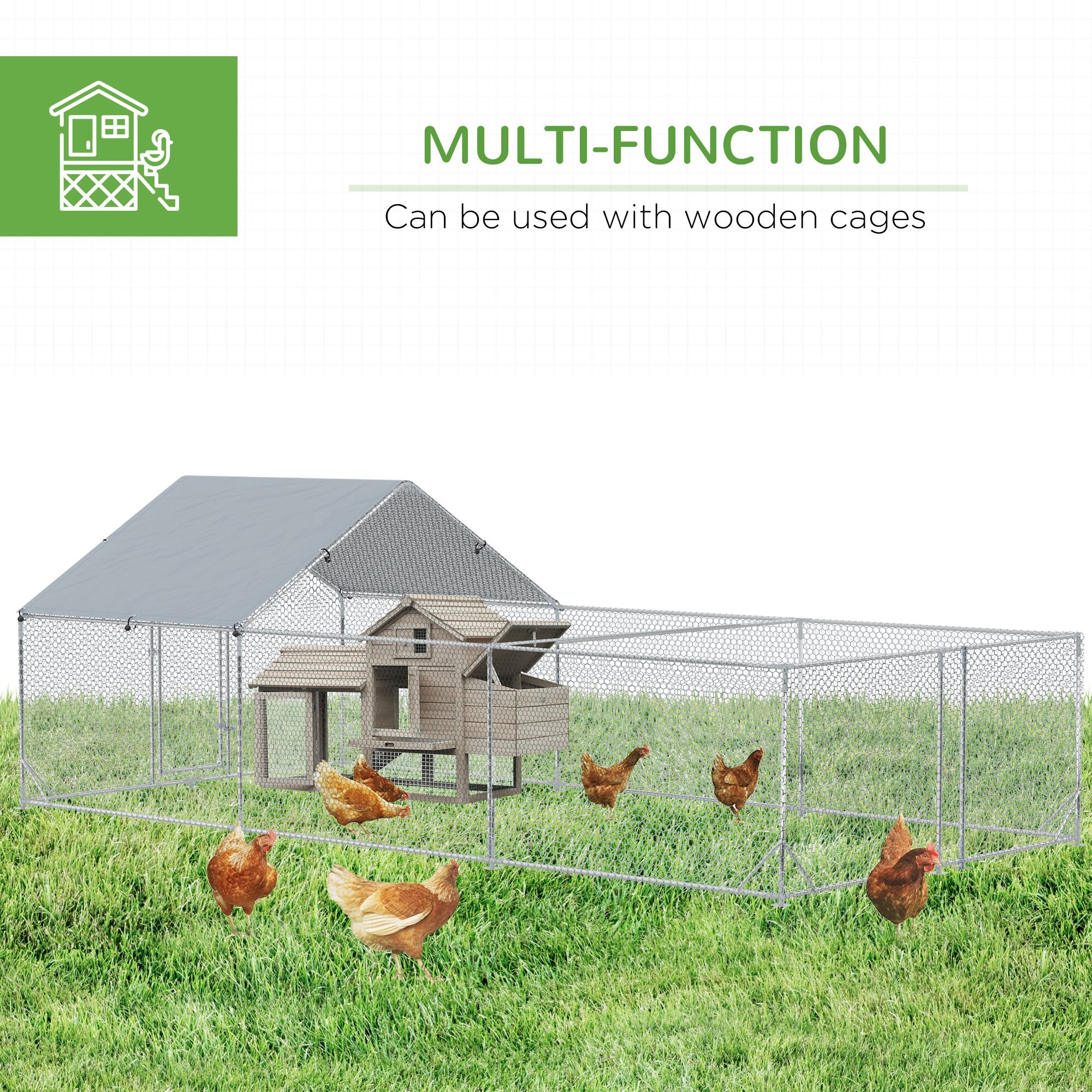 Maocao Hoom JL166344 Chicken-Coops-Rabbit-Hutches - View #6