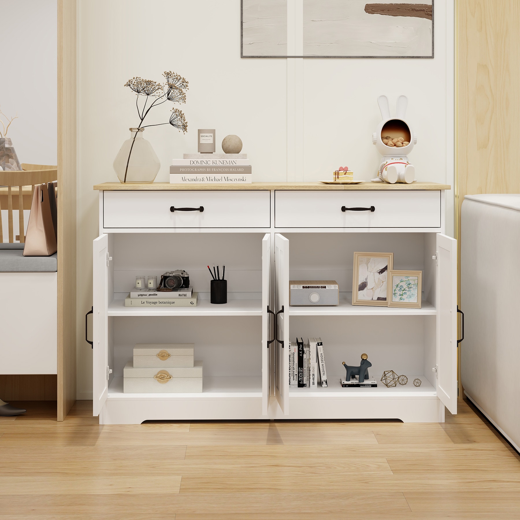 SINOFURN SYA860010WT Dining-Kitchen-Storarge - View #6