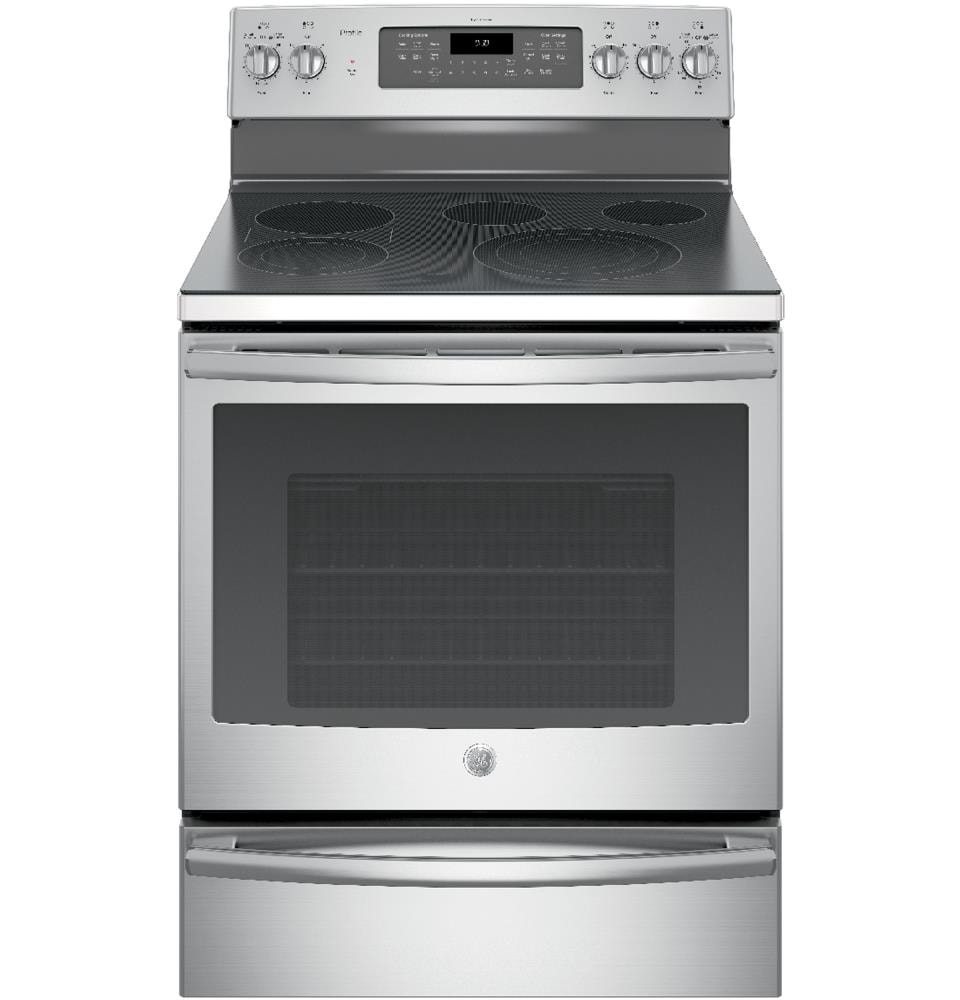 GE Profile 30-in Glass Top 5 Elements 5.3-cu ft Self-Cleaning ...