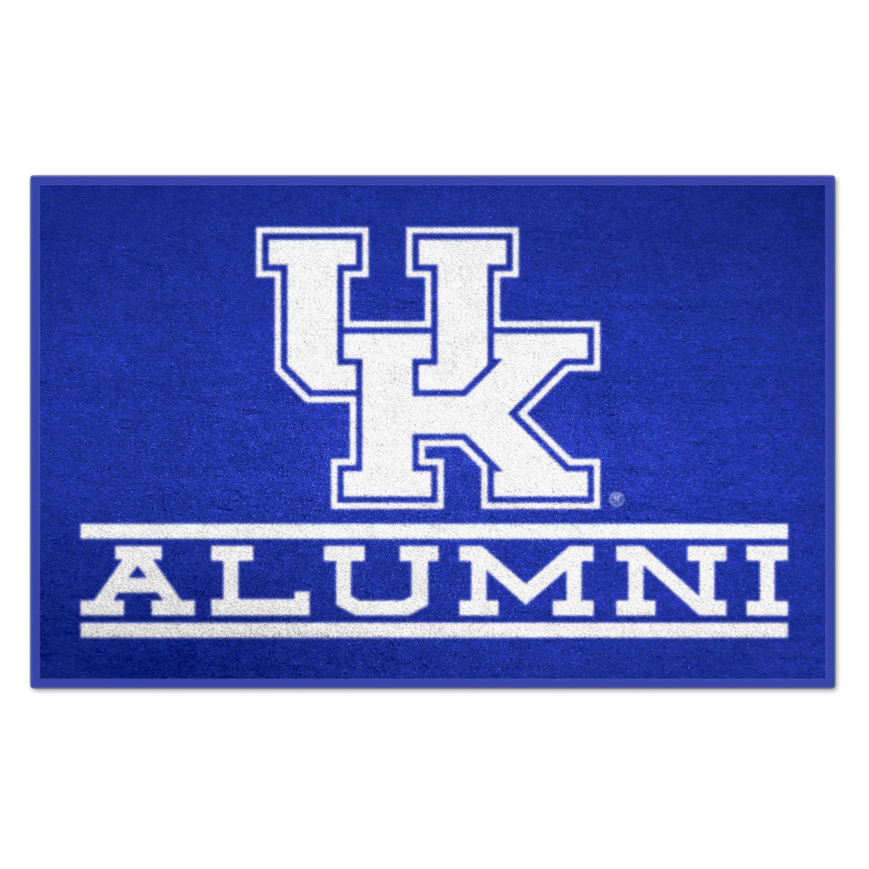 FANMATS 18324 Kentucky Wildcats 30-in x 19-in Blue Nylon Indoor or outdoor Decorative Sports Door Mat