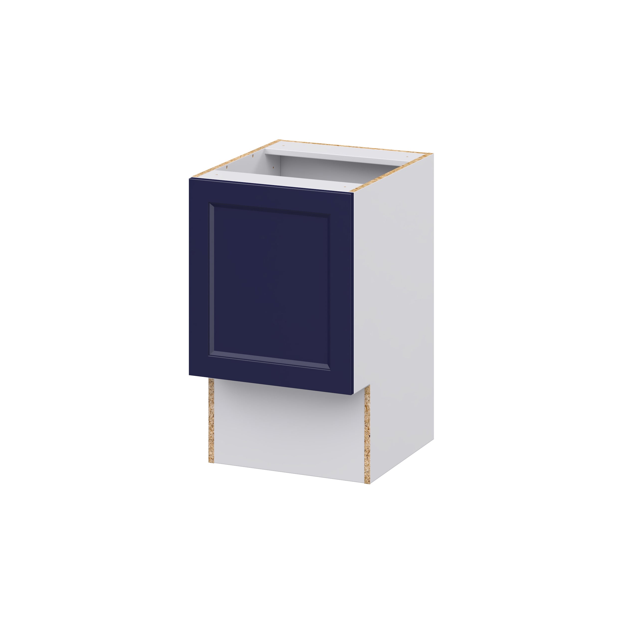 Hugo&Borg DSV18ADA(L/R)-LO Lorette 18-in W x 34.5-in H x 21-in D Navy Blue Base Fully assembled Cabinet (Recessed Panel Shaker)