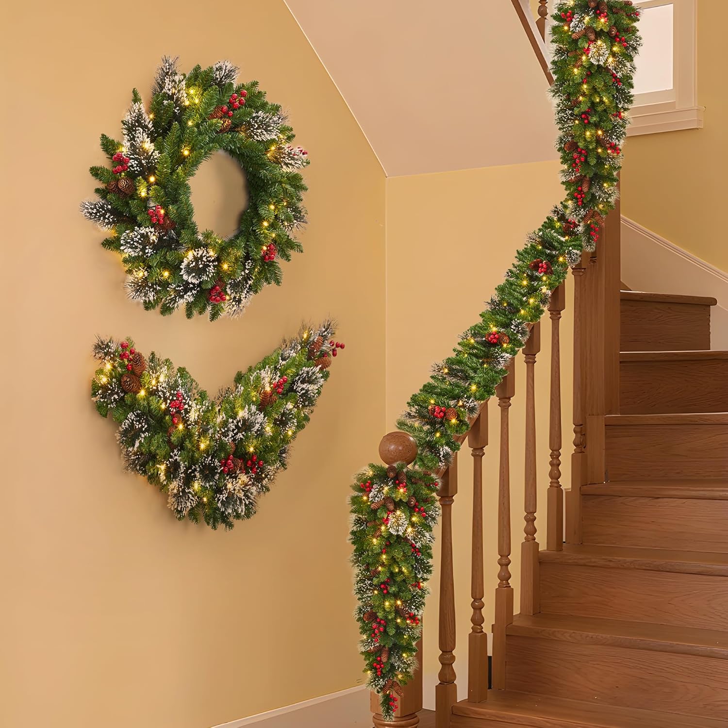 Garvee CJH-PHK-35JSUCV3 Artificial-Christmas-Wreaths - View #8