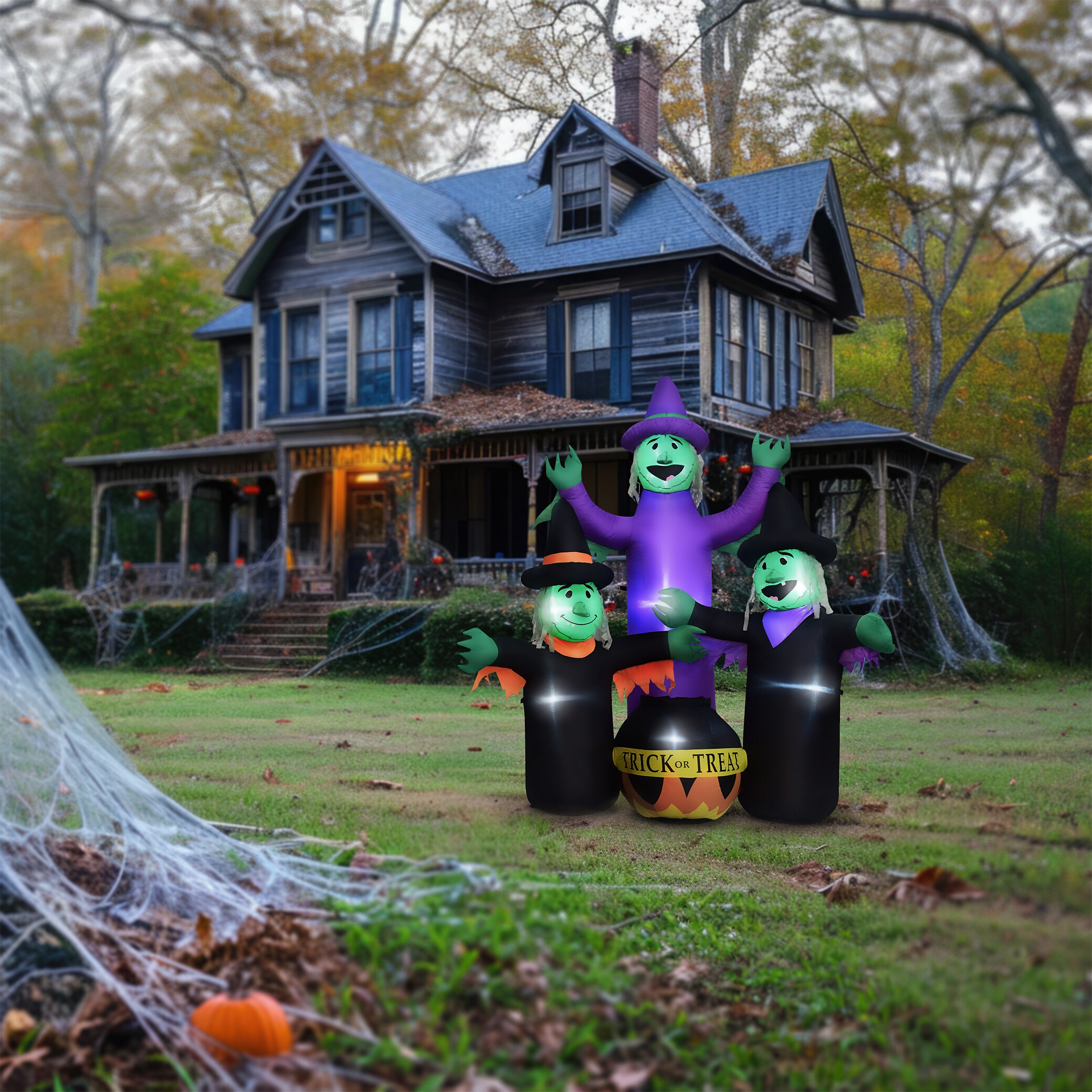 Haunted Hill Farm HIWITCHTRIO061-L Outdoor-Halloween-Decor - View #4