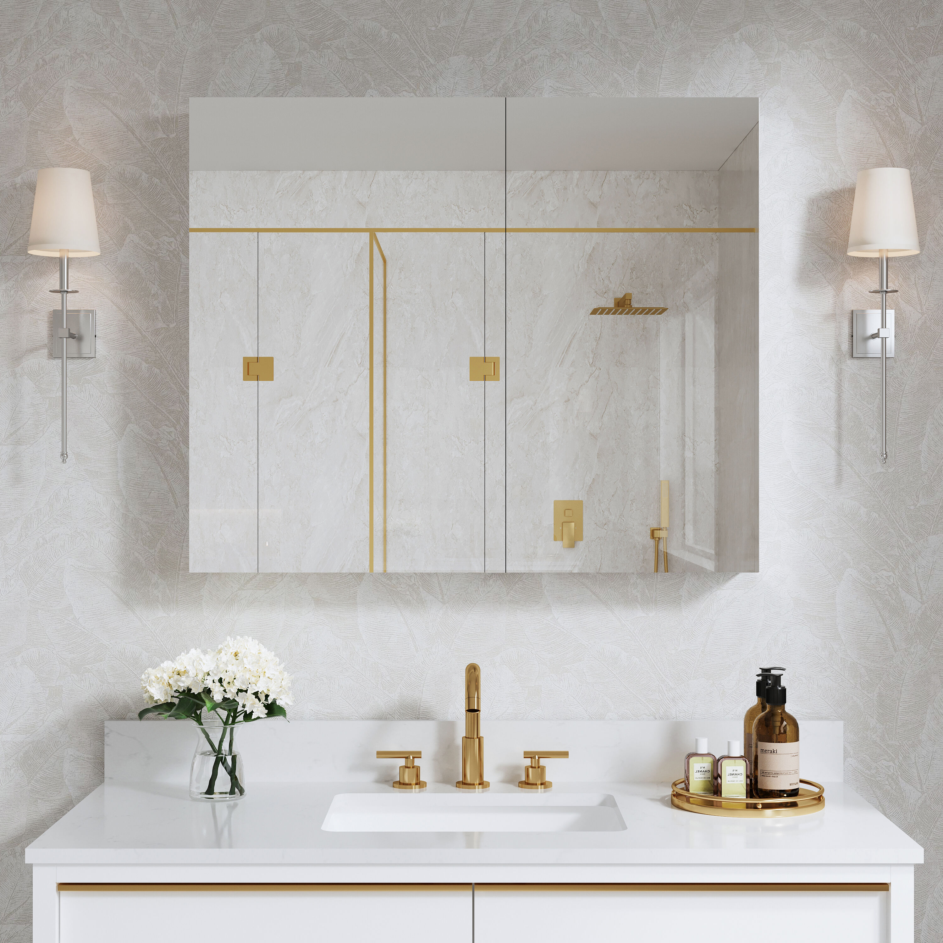 WELLFOR EX-CJ4836 Bathroom-Medicine-Cabinets - View #9