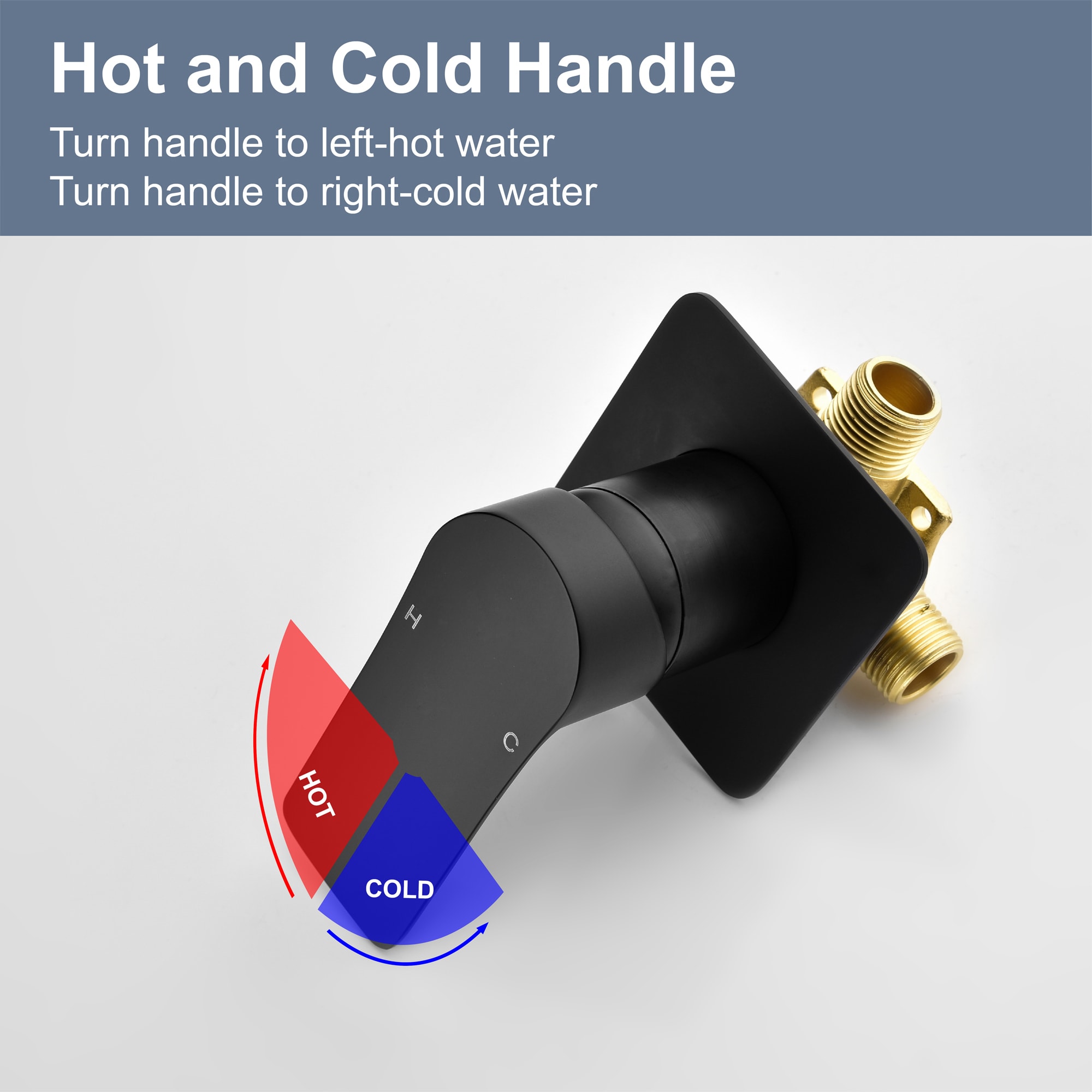 WELLFOR SMG-2416MB Roman-Tub-Faucets - View #9