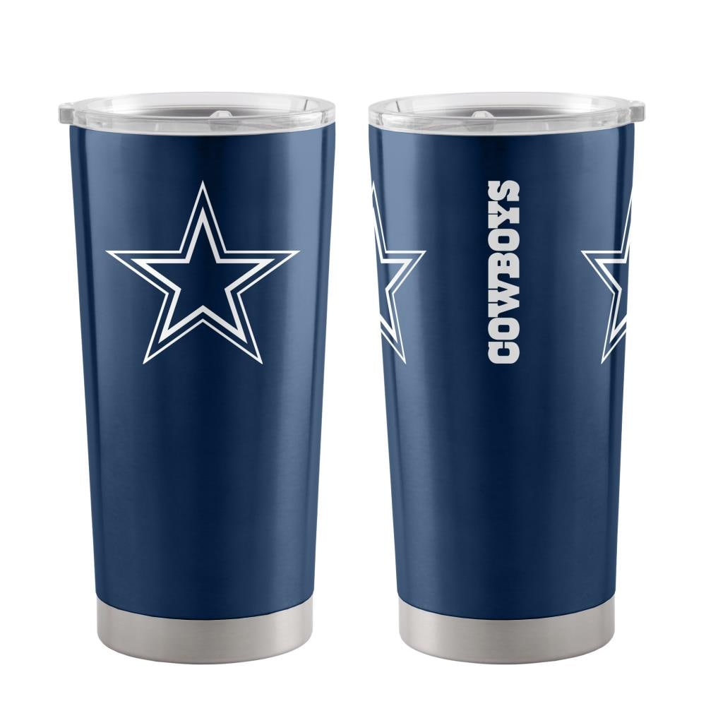 Logo Brands Dallas Cowboys 20-fl oz Stainless Steel Blue Cup Set of: 1 at