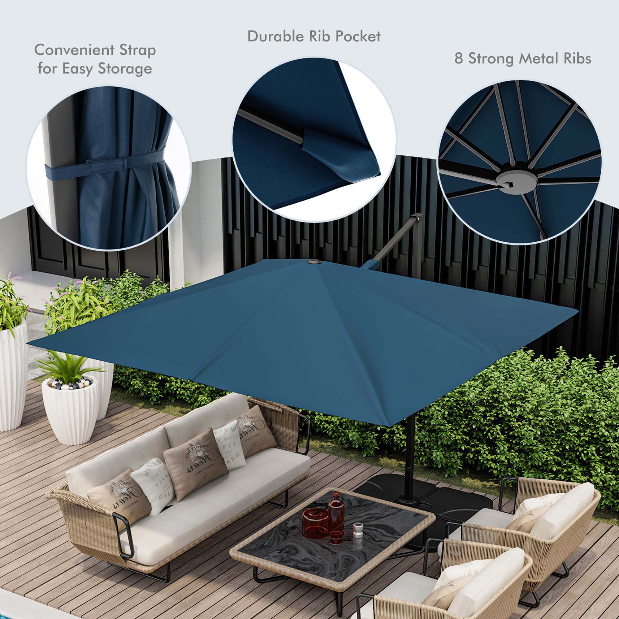 Costway NP10888NY Umbrellas-2 - View #7