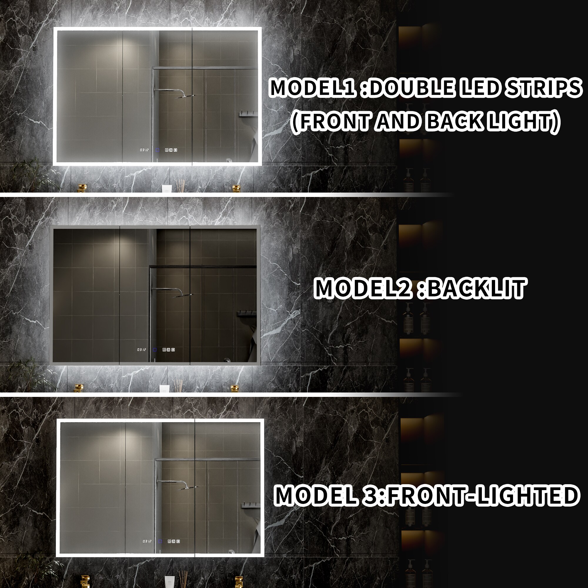 AAZJ JDEX-V12MED4832 Bathroom-Medicine-Cabinets - View #7