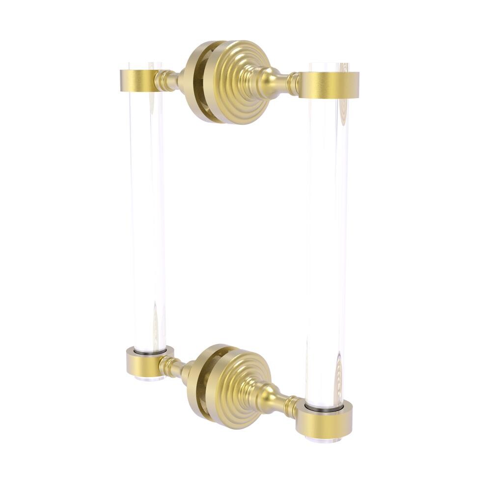 Allied Brass PG-406-8BB-SBR Satin brass 8-Inches Hinged shower door Handle