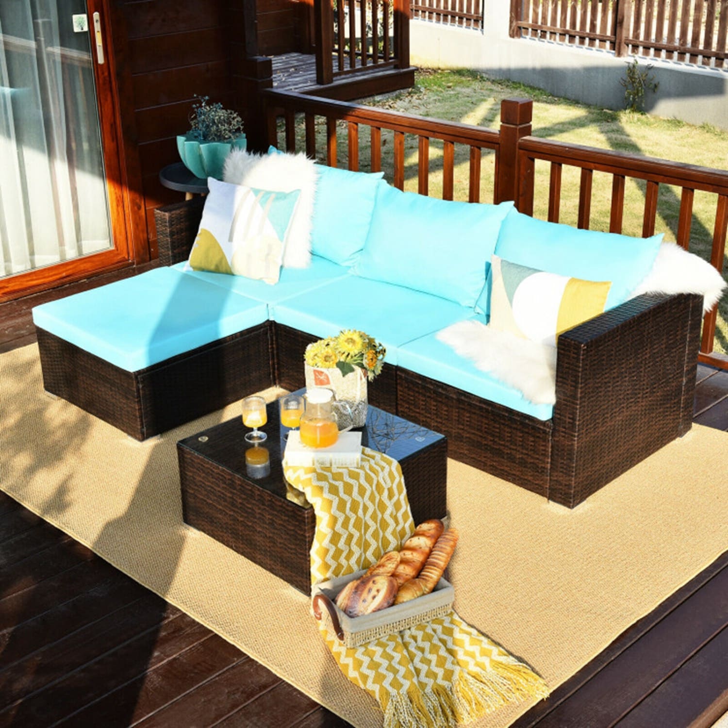 Forclover CBK-SWDCCR Patio-Conversation-Sets - View #6