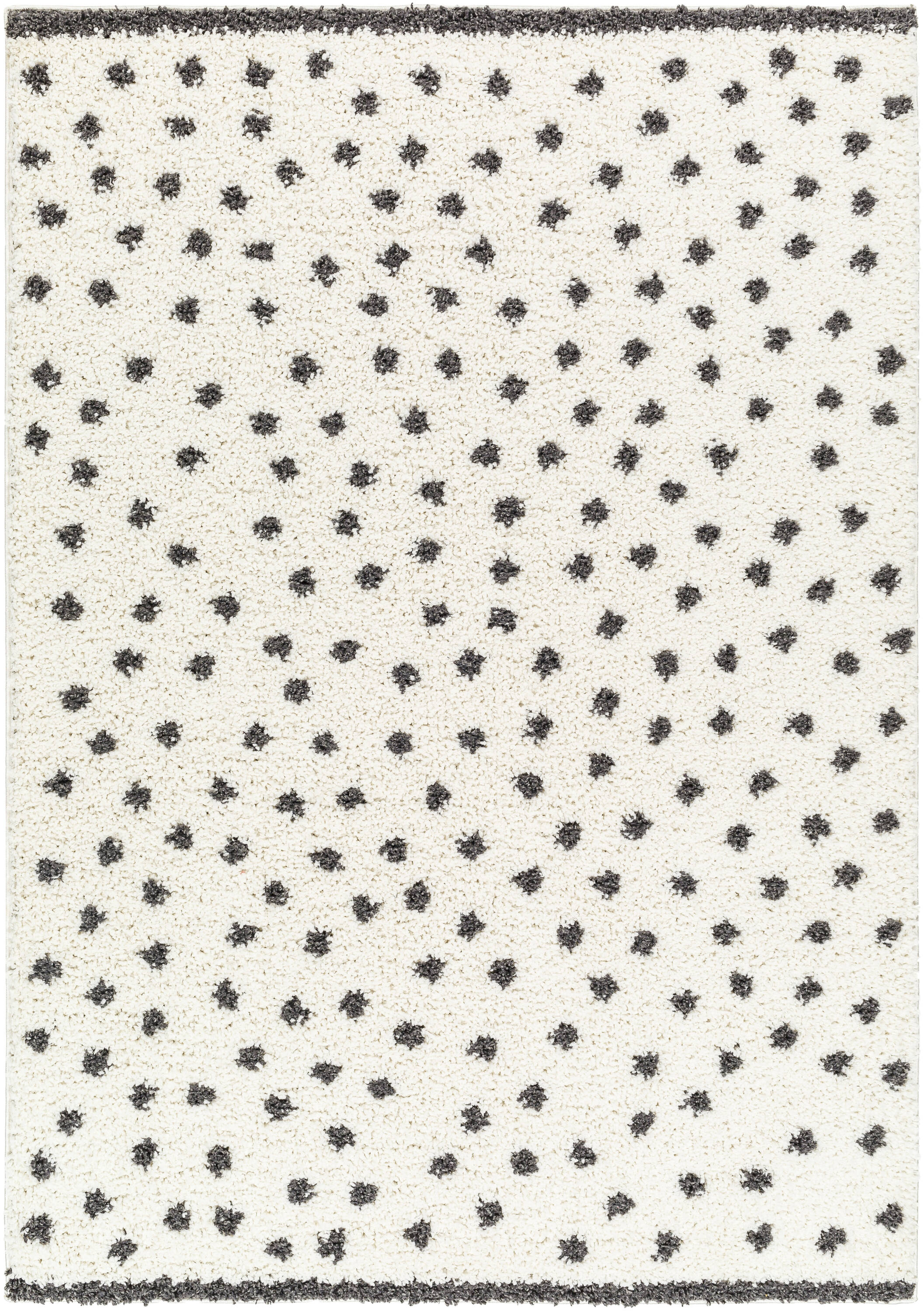 Livabliss BMM2301-71010 Birmingham 7 x 10 (ft) Flatweave Polyester Ivory/Black Rectangular Indoor Mid-Century Modern Area rug