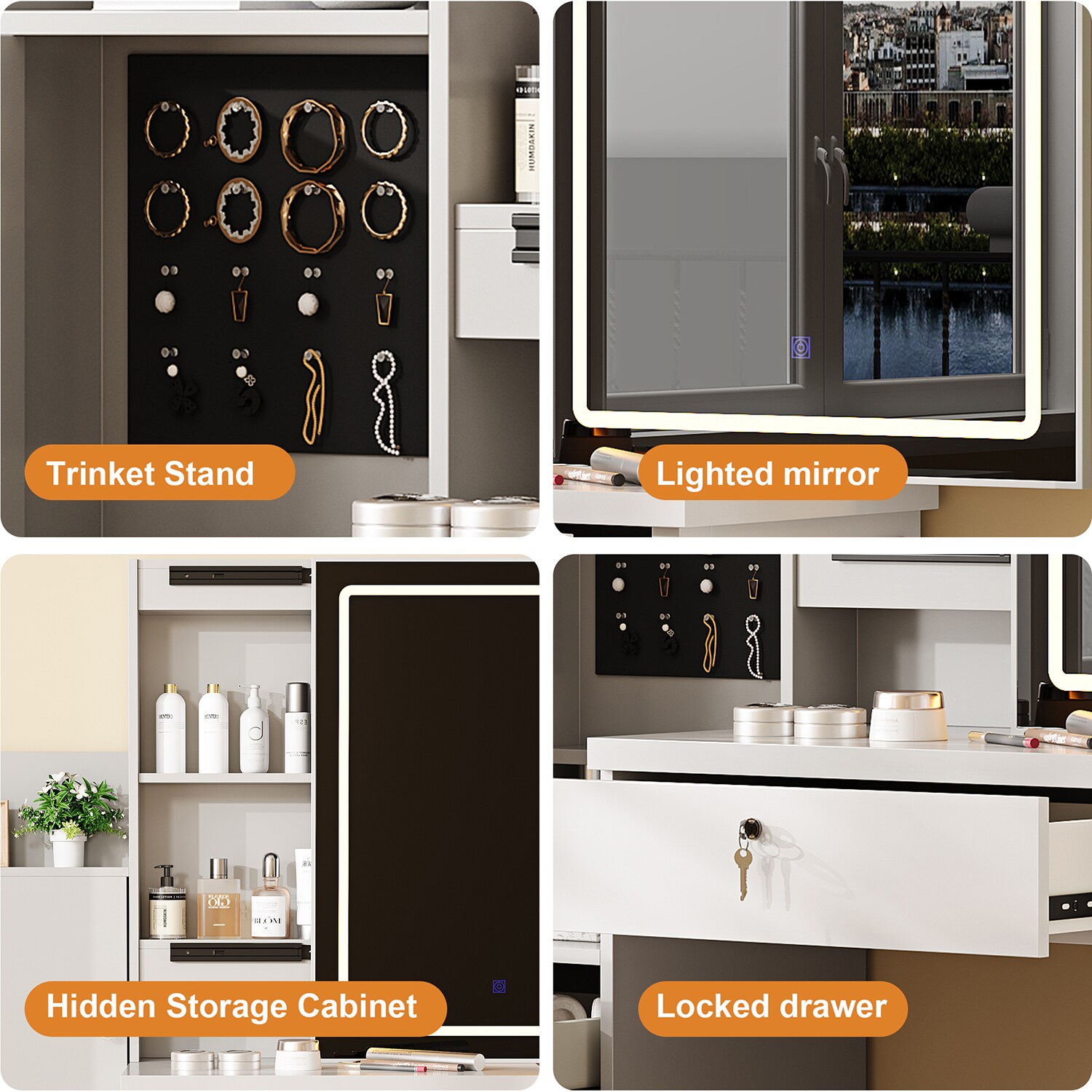 Mondawe MO-HW61782NA Bedroom-Vanities - View #4