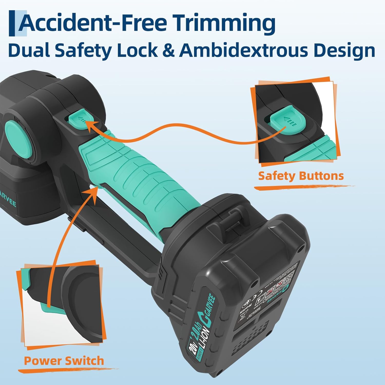 GAOMON CQC-QJSONM5ZG3I Cordless-String-Trimmers - View #7