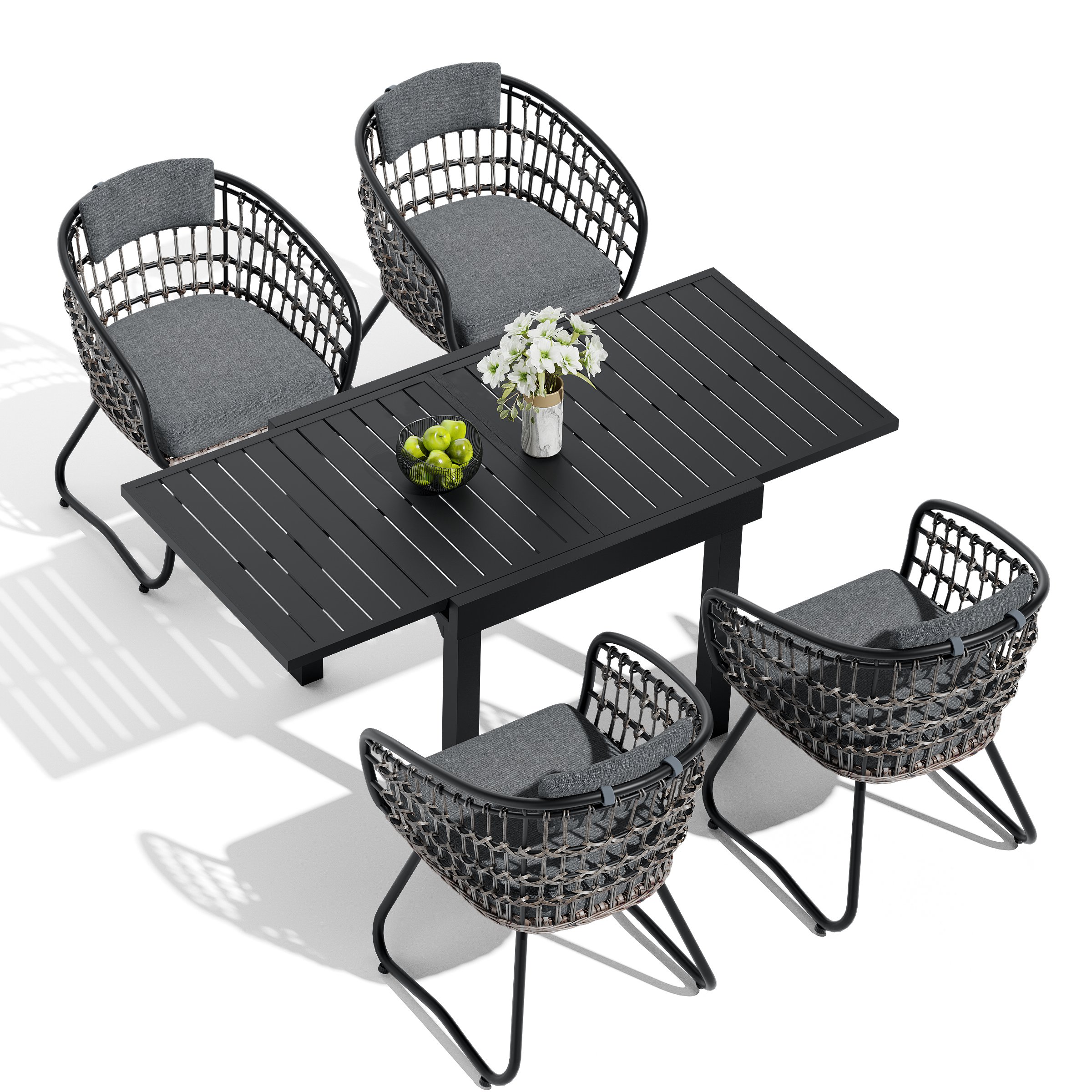 Crestlive Products CL-TD5808GRY210-9 Patio-Dining-Sets - View #15