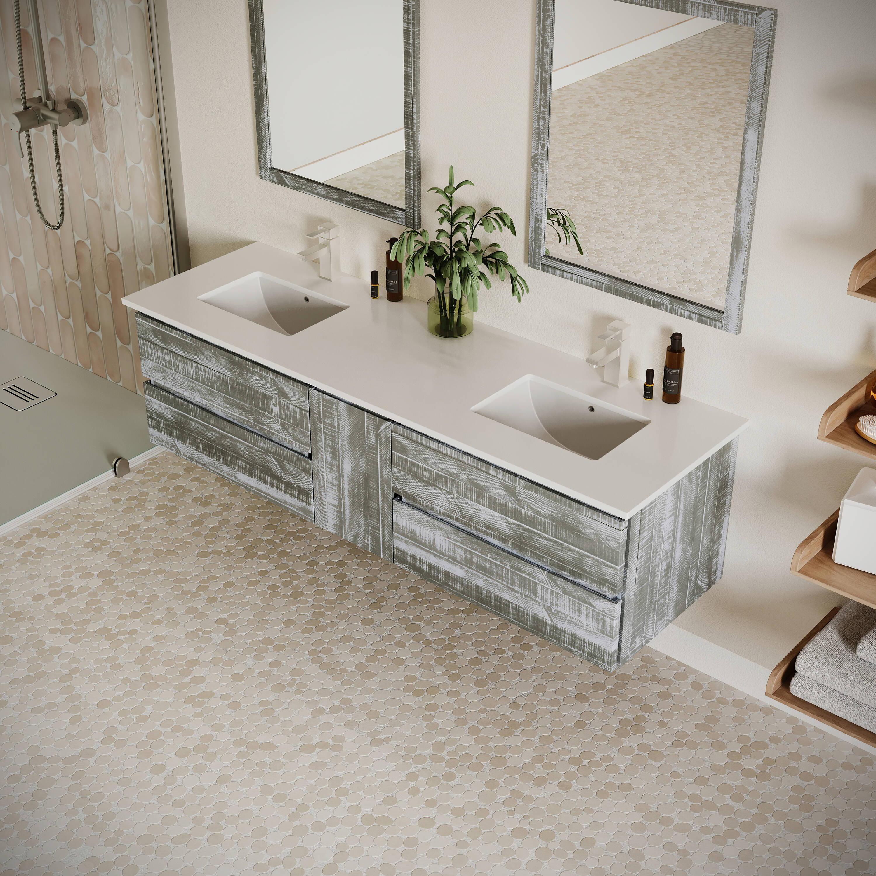 Fresca FCB31-361236ASH-CWHU Bath-Vanity-Combo - View #4