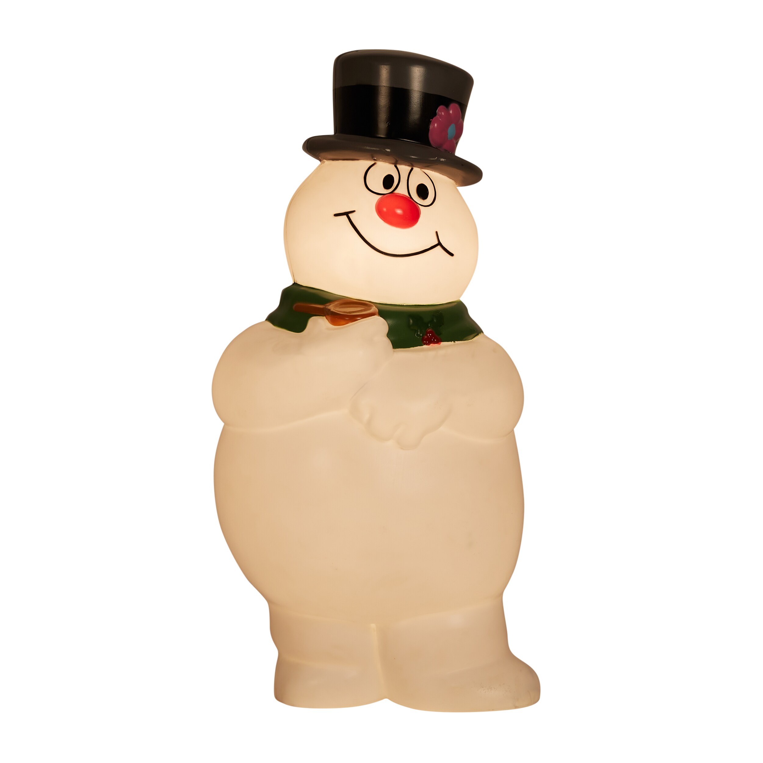 UNPAINTED Frosty the Snowman with on sale Pipe Blow Mold