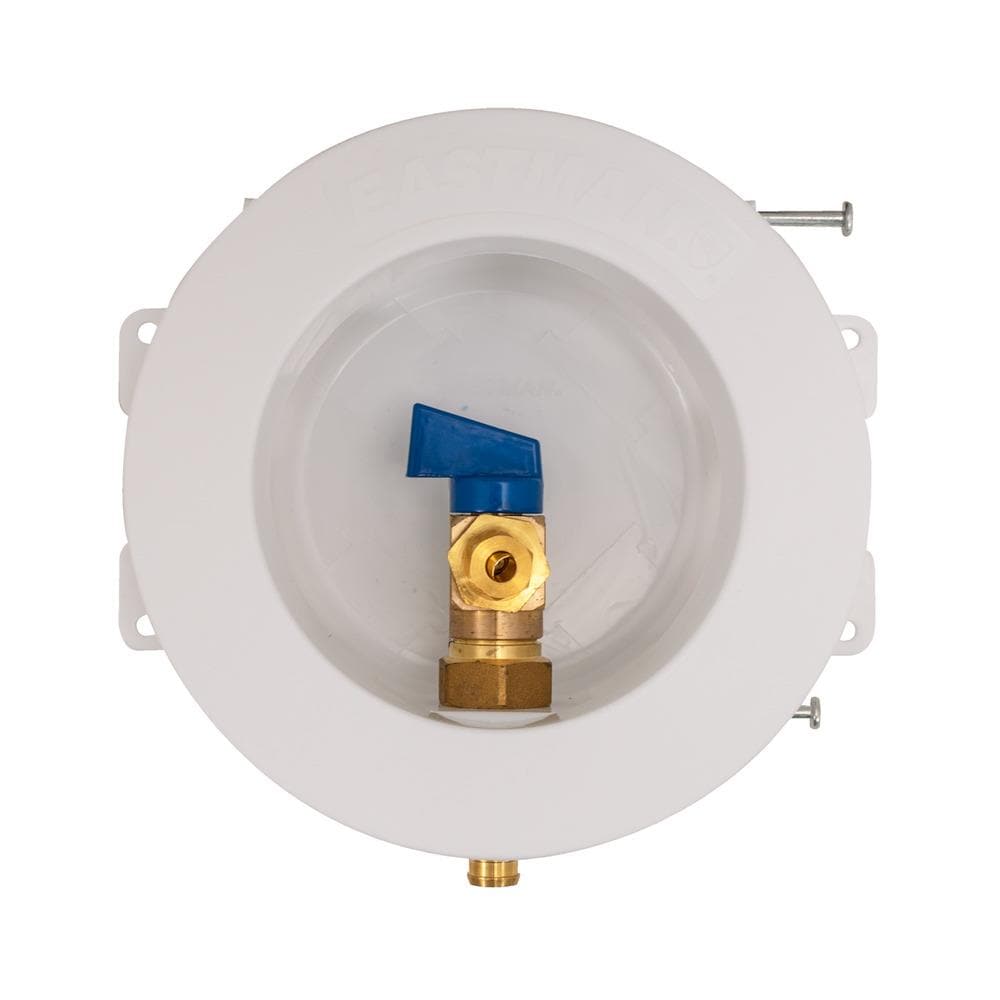 EASTMAN 60238 Quarter Turn Ball Valve Pex Ice Maker Outlet Box