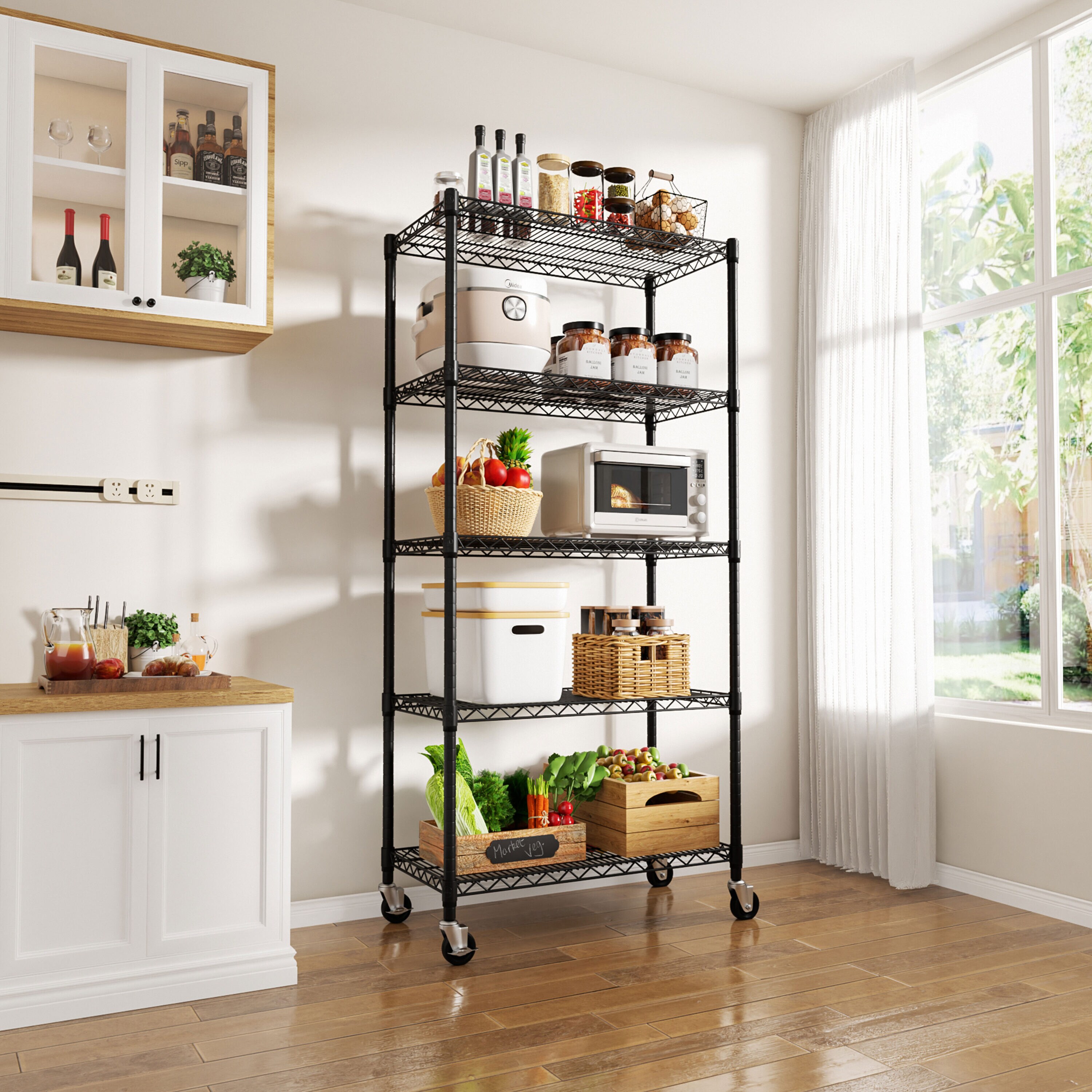 VEIKOUS HP-1106-D4-1 Free-Standing-Shelving - View #10
