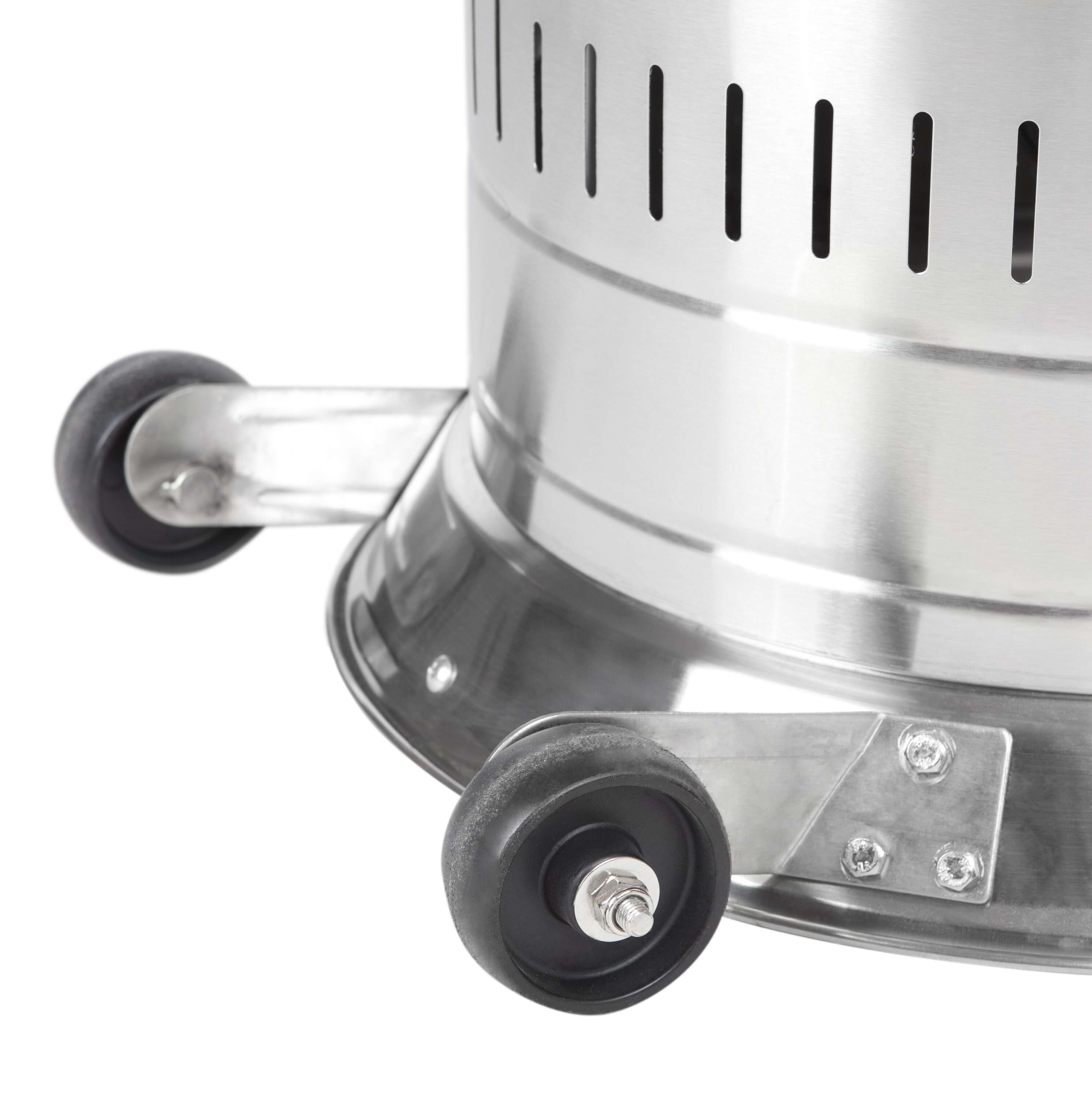 Stainless Steel 50,000 BTU Propane Patio Heater with Wheels