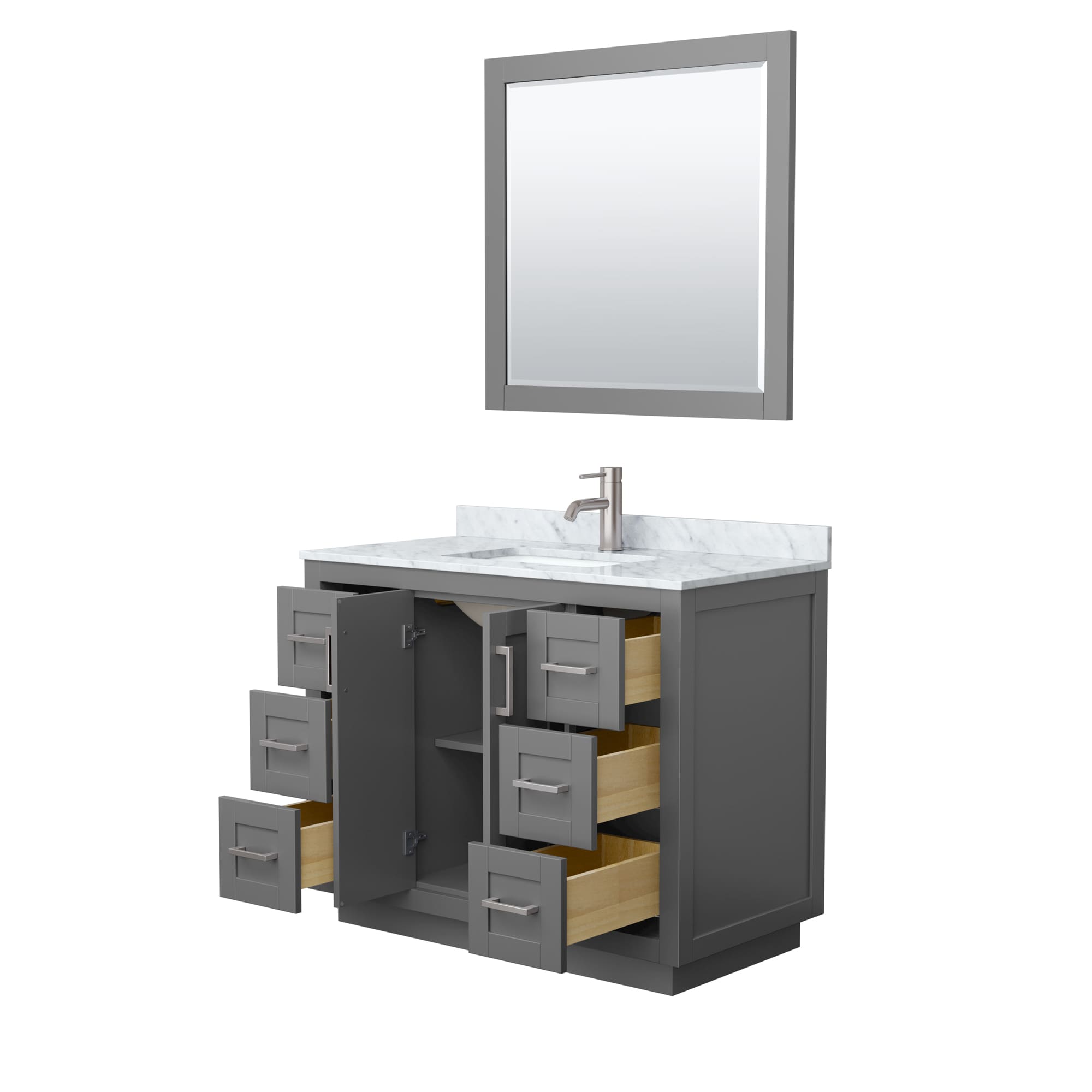 Wyndham Collection WCF292942SKGCMUNSM34 Bath-Vanity-Combo - View #3