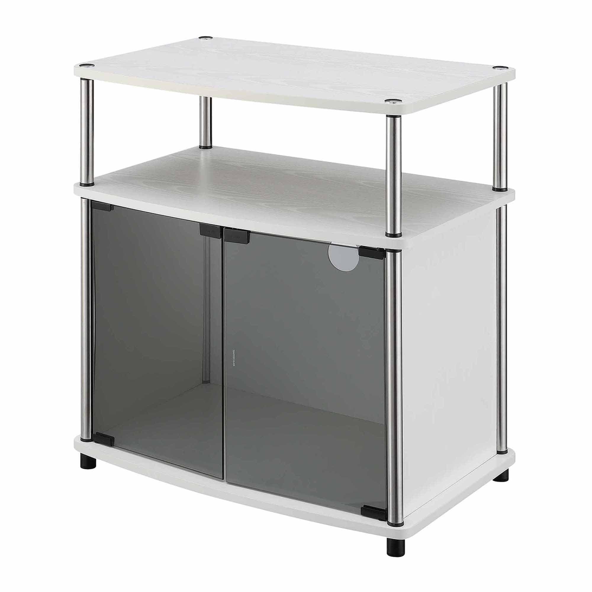 Convenience Concepts 151056W Designs2Go Modern/Contemporary White TV stand ( Accommodates TVs up to 50-in )