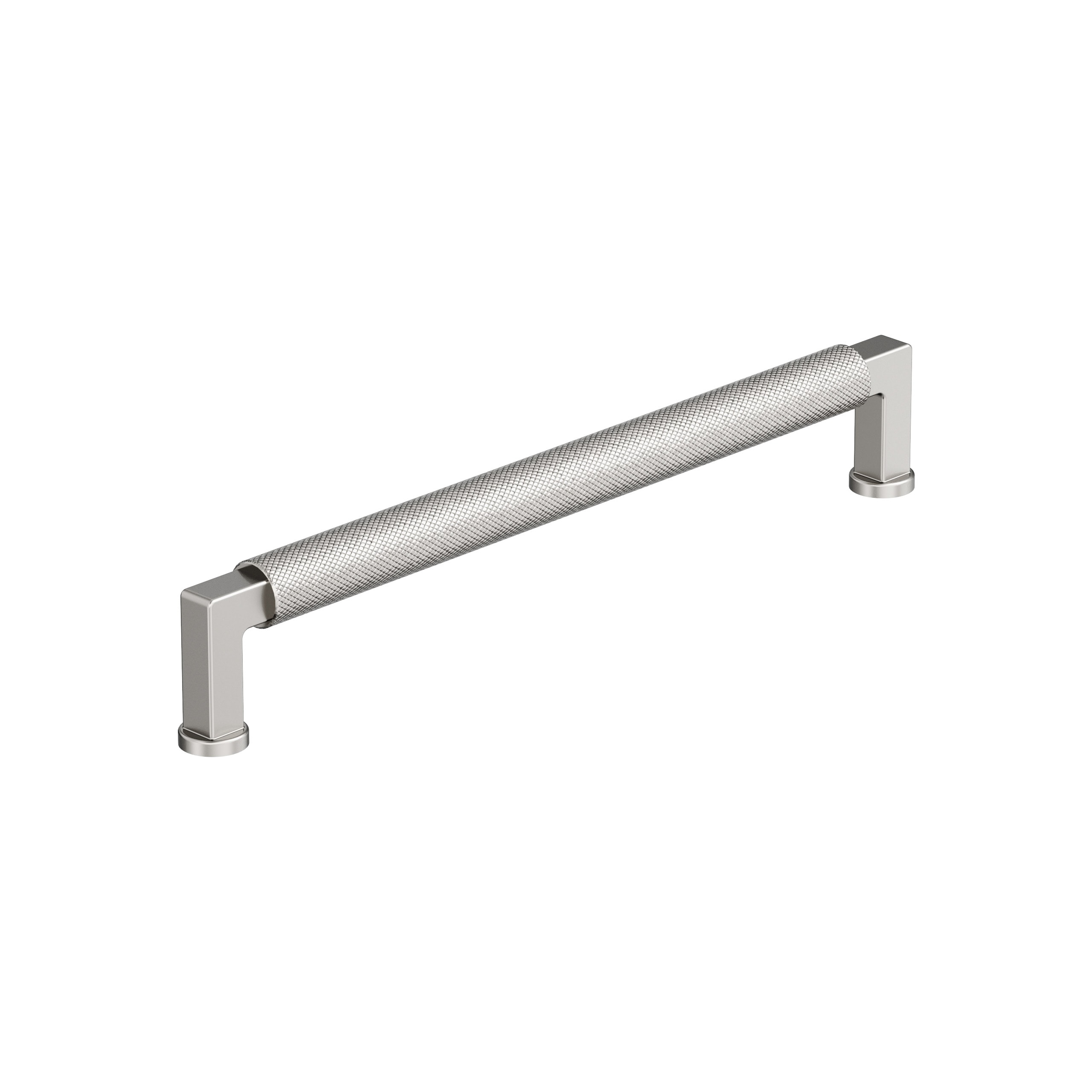 Amerock BP37626PN Balata 7-9/16-in , 192mm Center to Center Polished Nickel Cylindrical Bar Drawer Pull