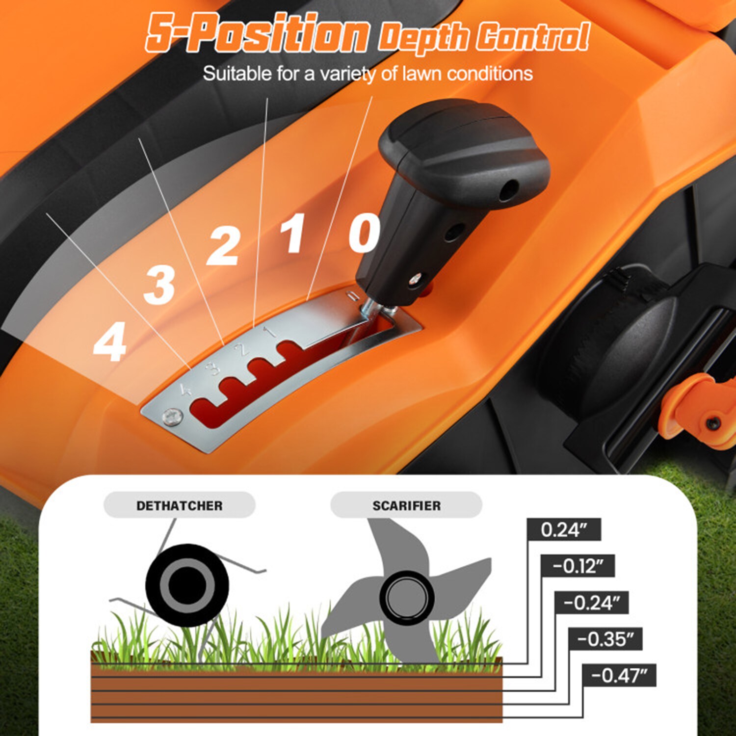 Mondawe MO-ET082OR3P Push-Mower-Electric - View #7