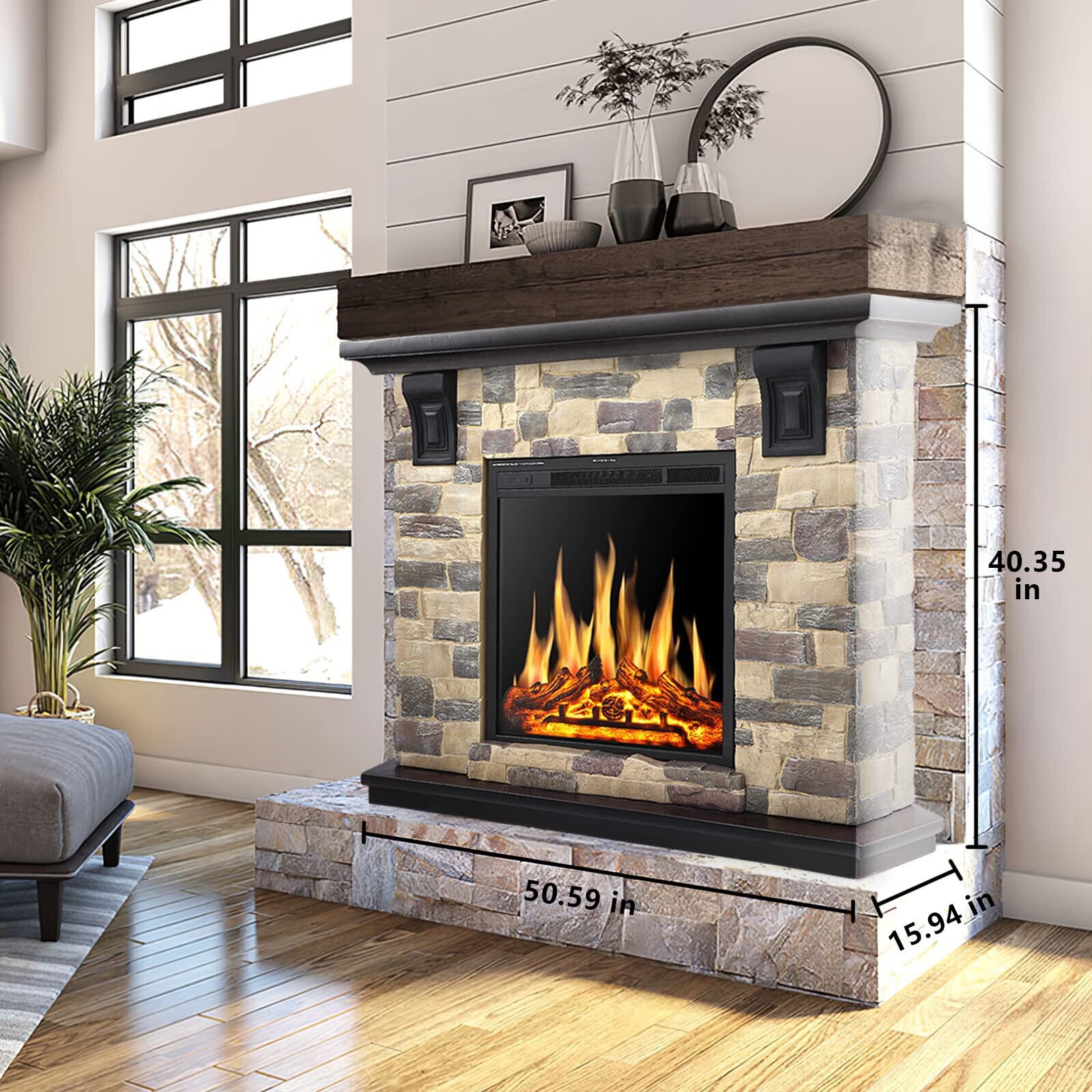 EdenDirect NLCD041907 Electric-Fireplaces - View #2