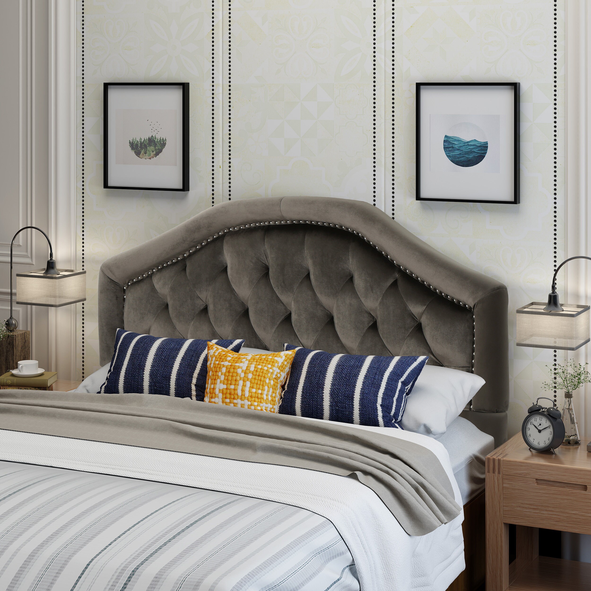 Best Selling Home Decor 303586 Upholstered-Headboards - View #2
