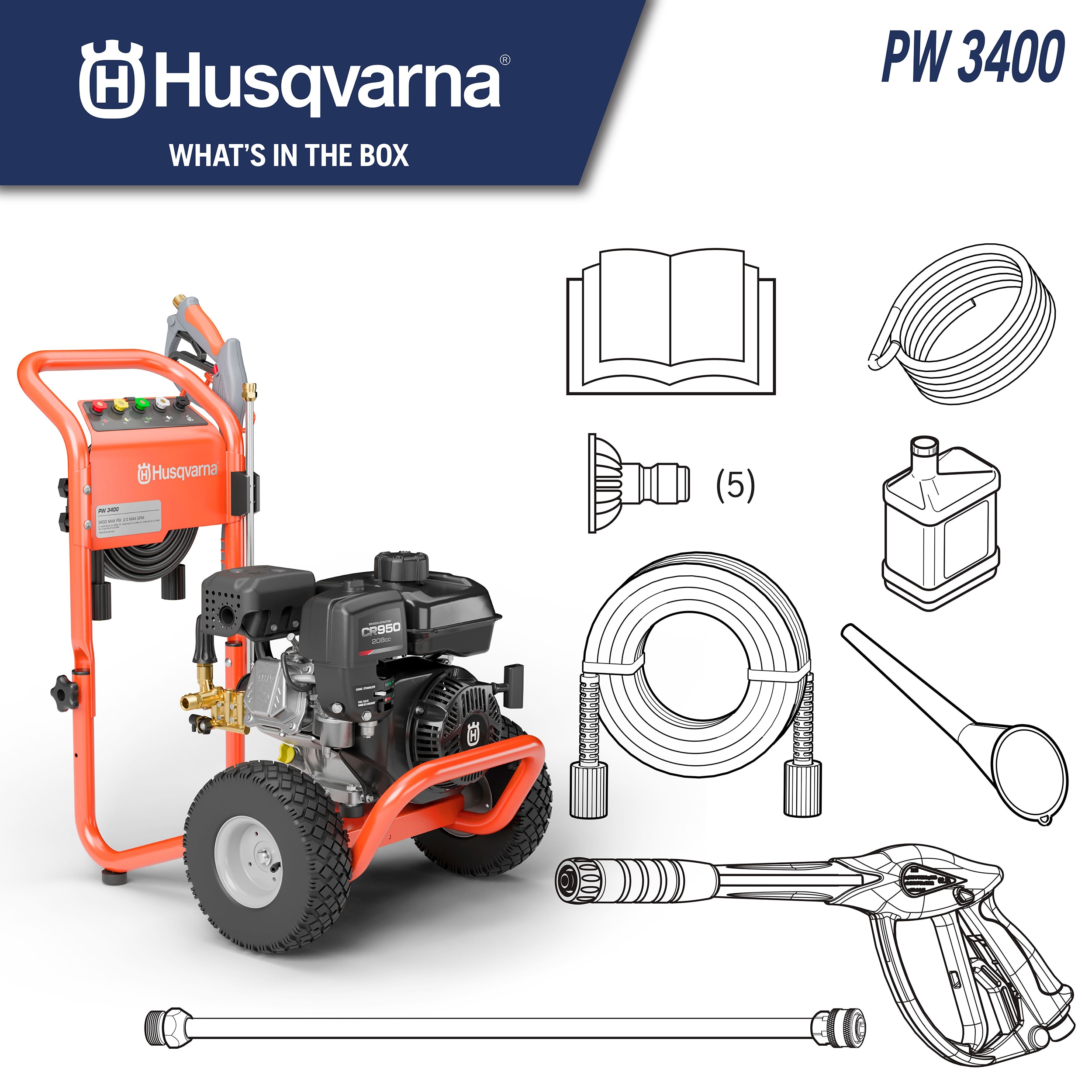 Husqvarna 22016 Gas-Pressurewashers - View #9