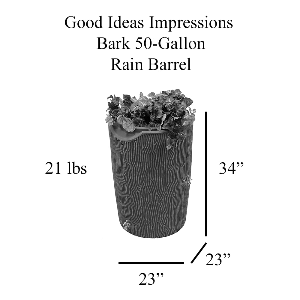 Good Ideas IMP-C50-BLK Rain-Barrels - View #6