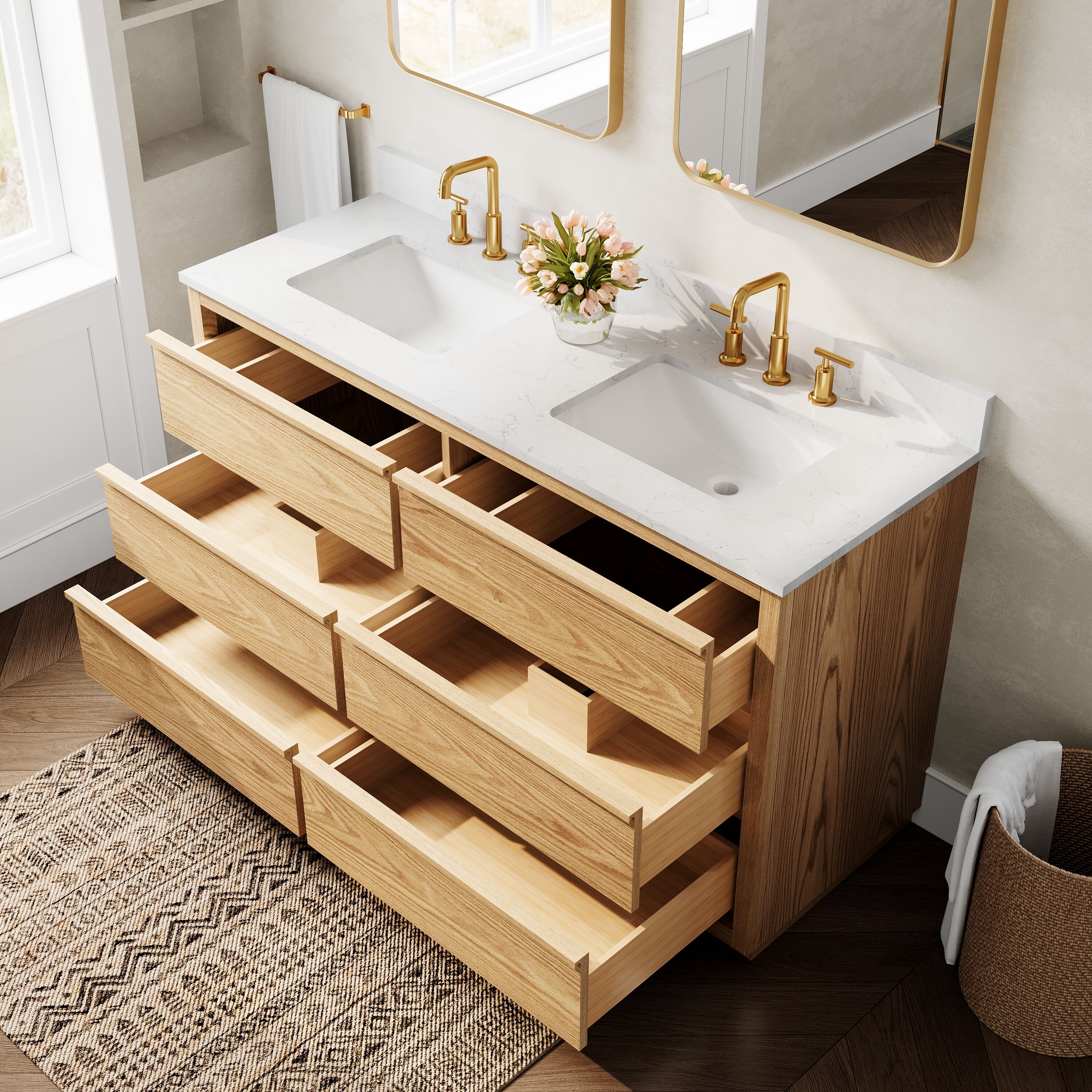 Forclover JSEX60GNLT Bath-Vanity-Combo - View #3