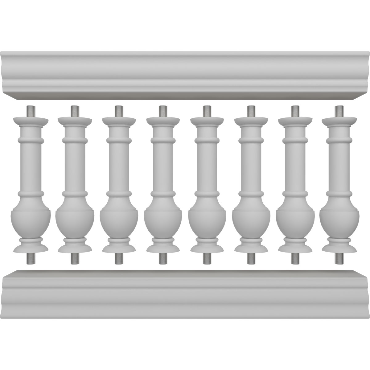 Ekena Millwork BALK32X048YON railings - View #5